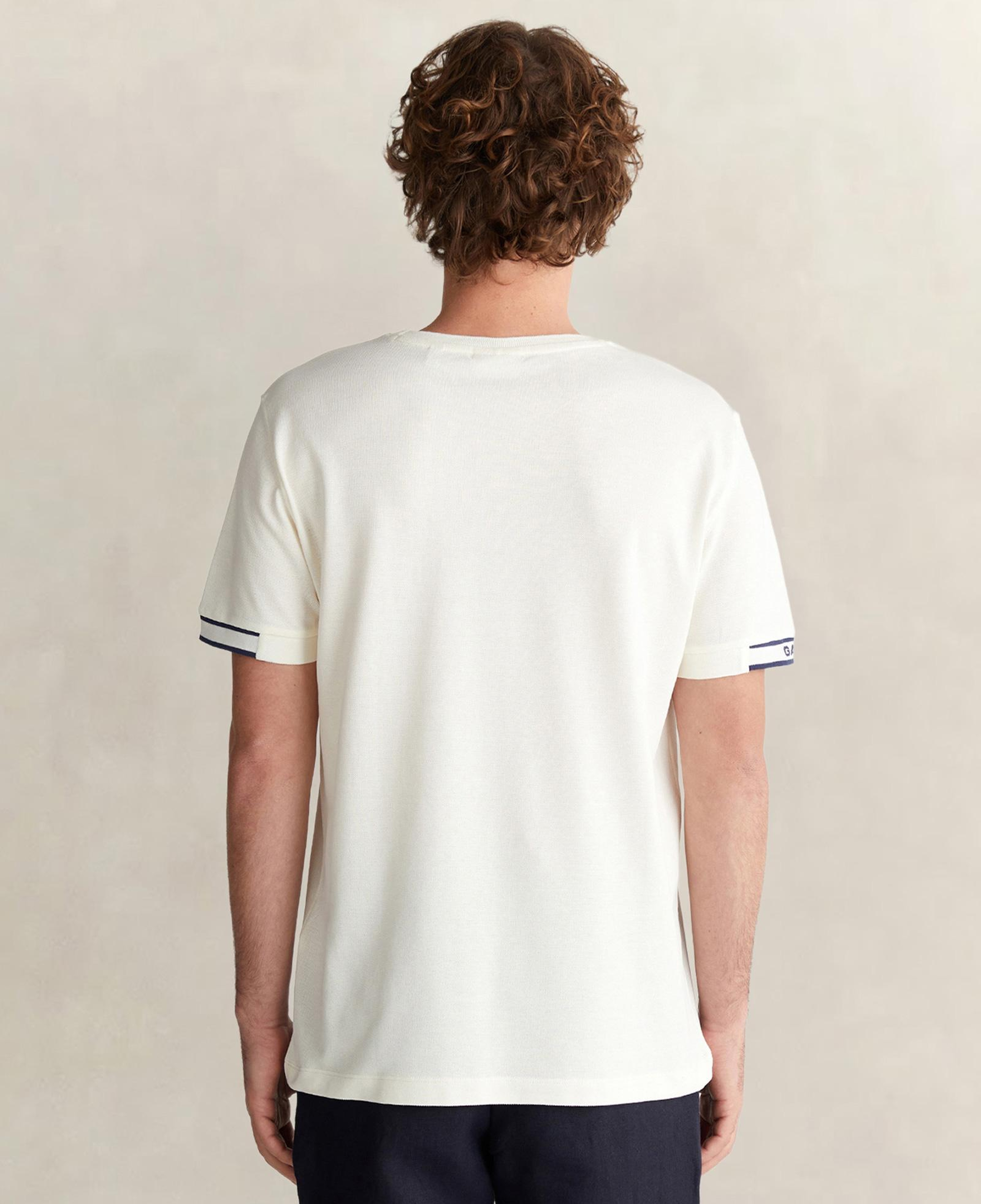 GANT Erkek Beyaz Kısa Kollu T-Shirt