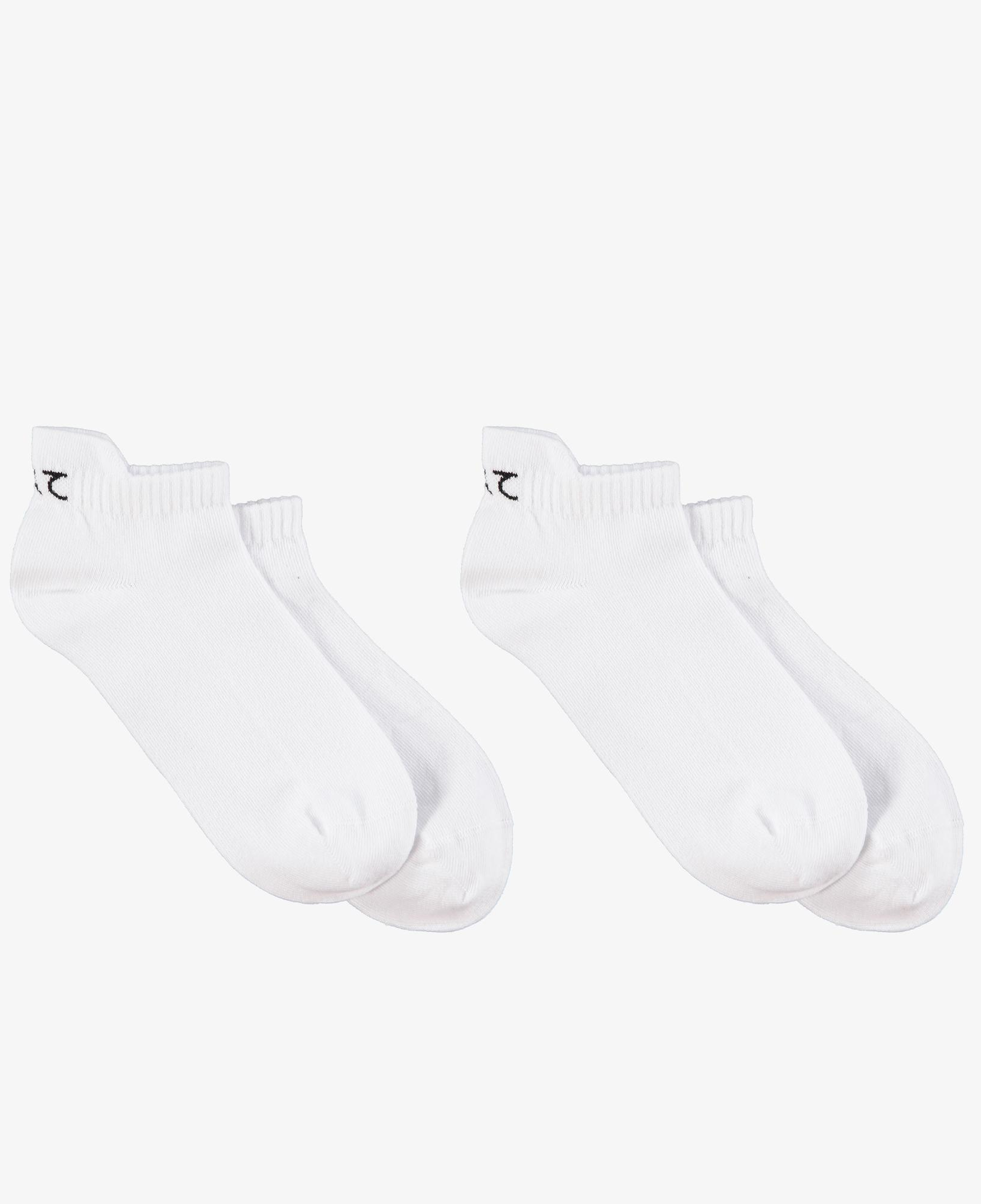 UNITED4 Patik Destekli 2li Unisex Beyaz Çorap