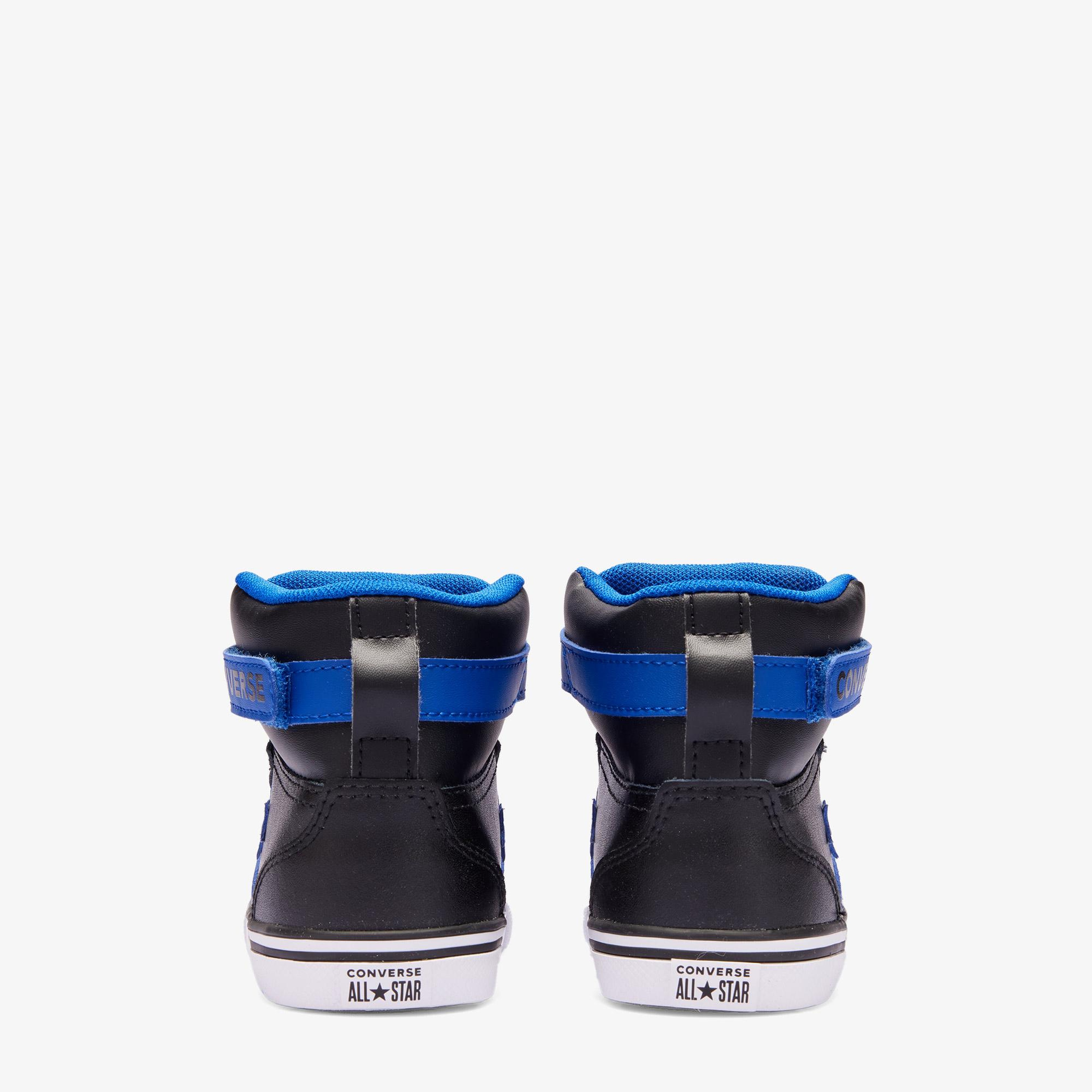 Converse Pro Blaze Strap Leather Easy On Bebek Siyah Bot