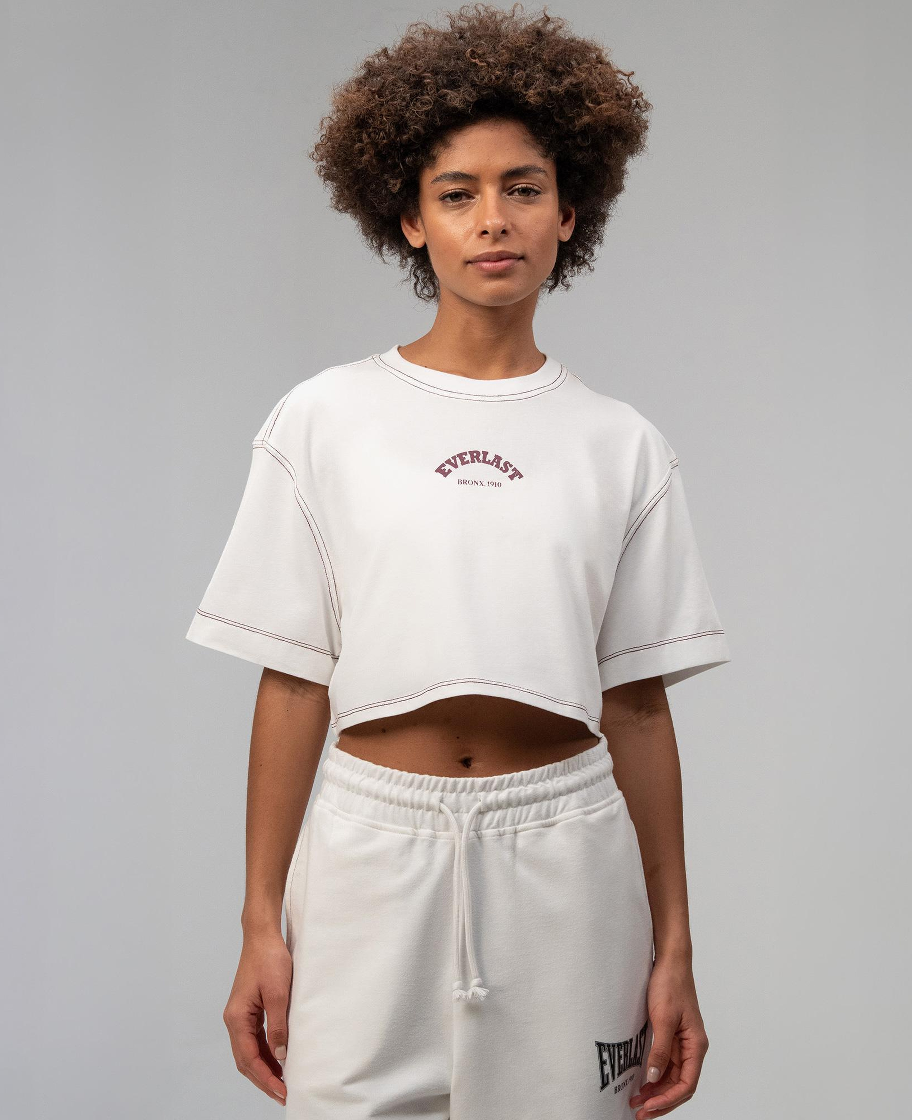 Everlast Graphic Collection Comfort Fit Beyaz Kadın T-Shirt