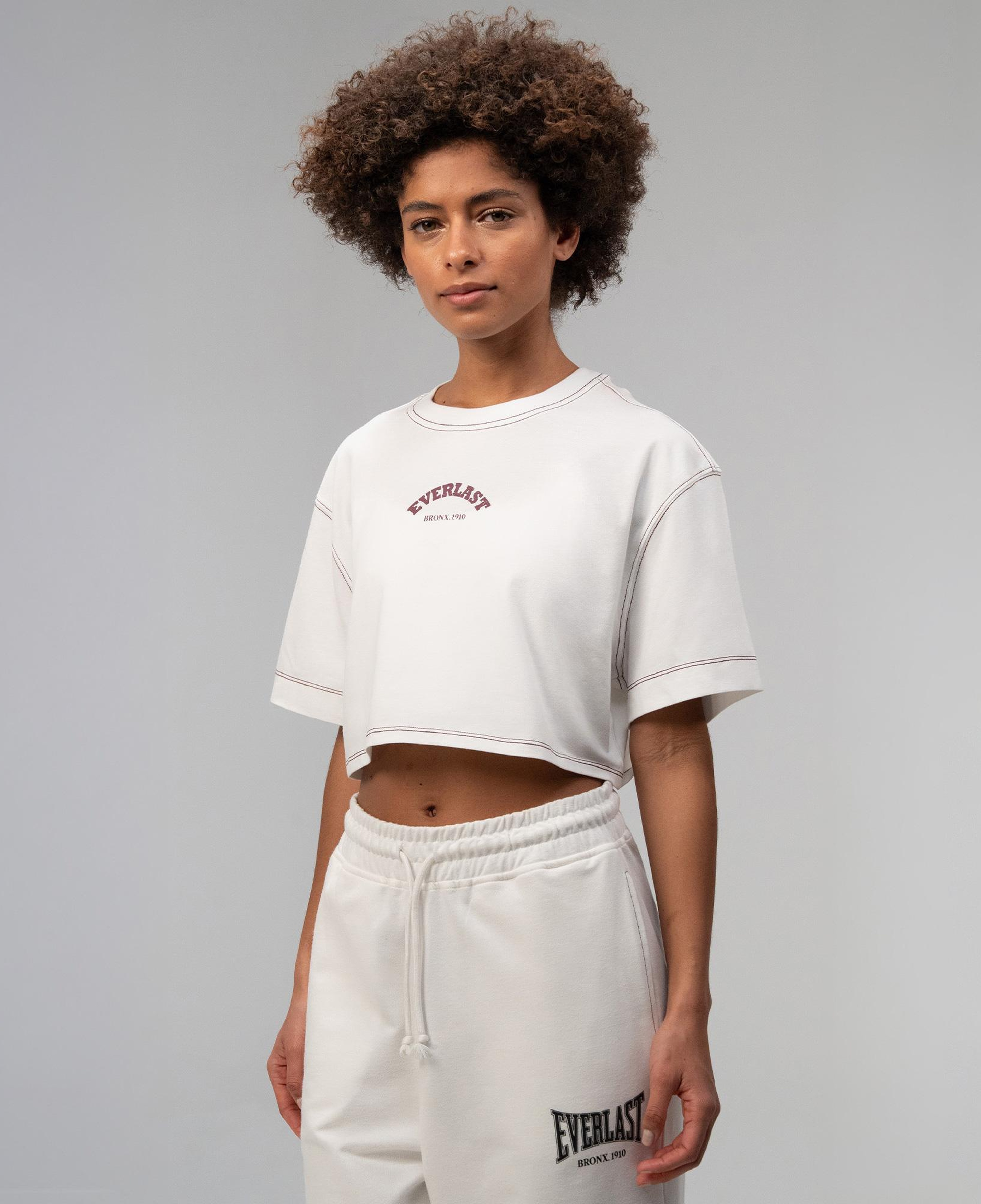 Everlast Graphic Collection Comfort Fit Beyaz Kadın T-Shirt