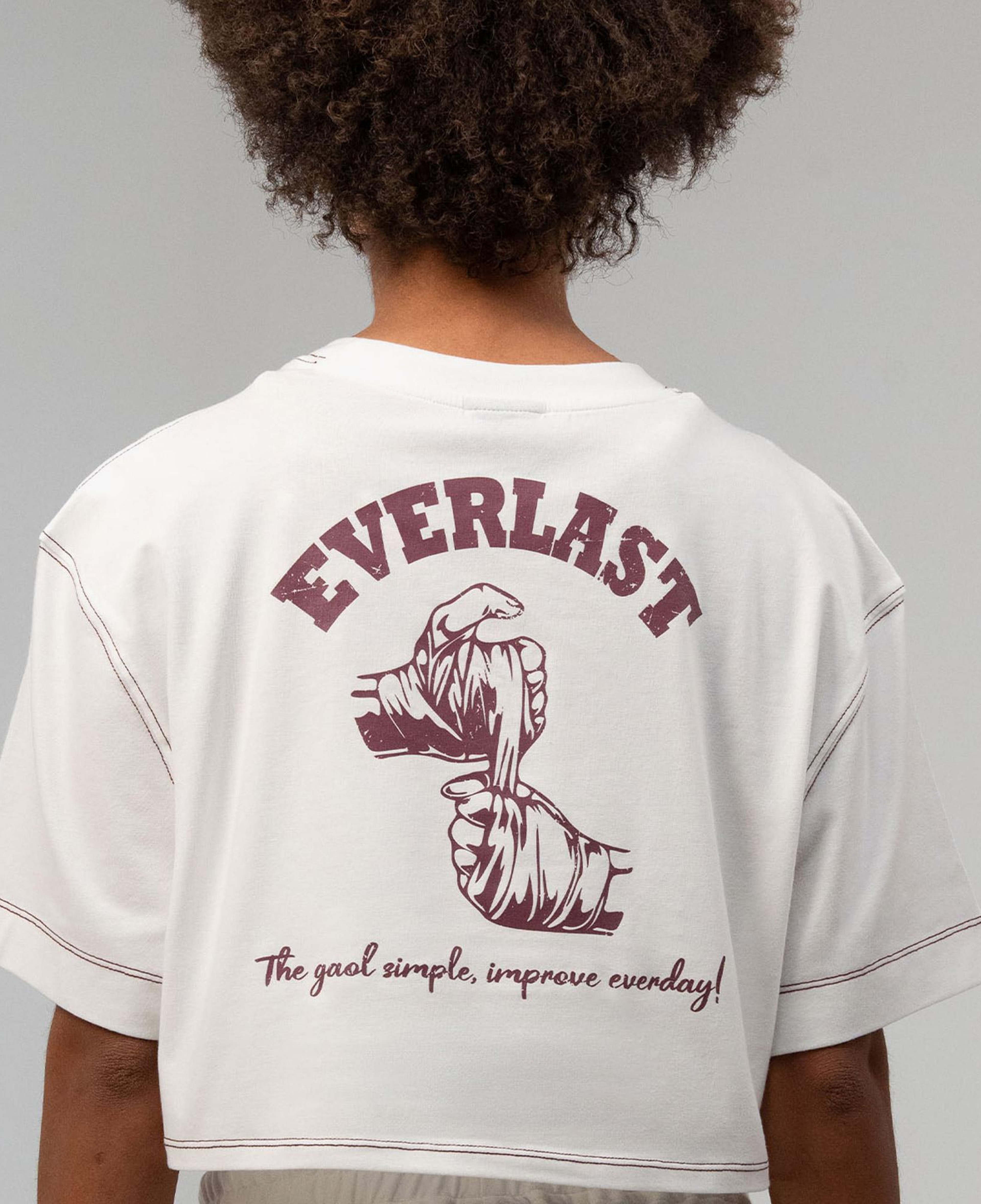 Everlast Graphic Collection Comfort Fit Beyaz Kadın T-Shirt