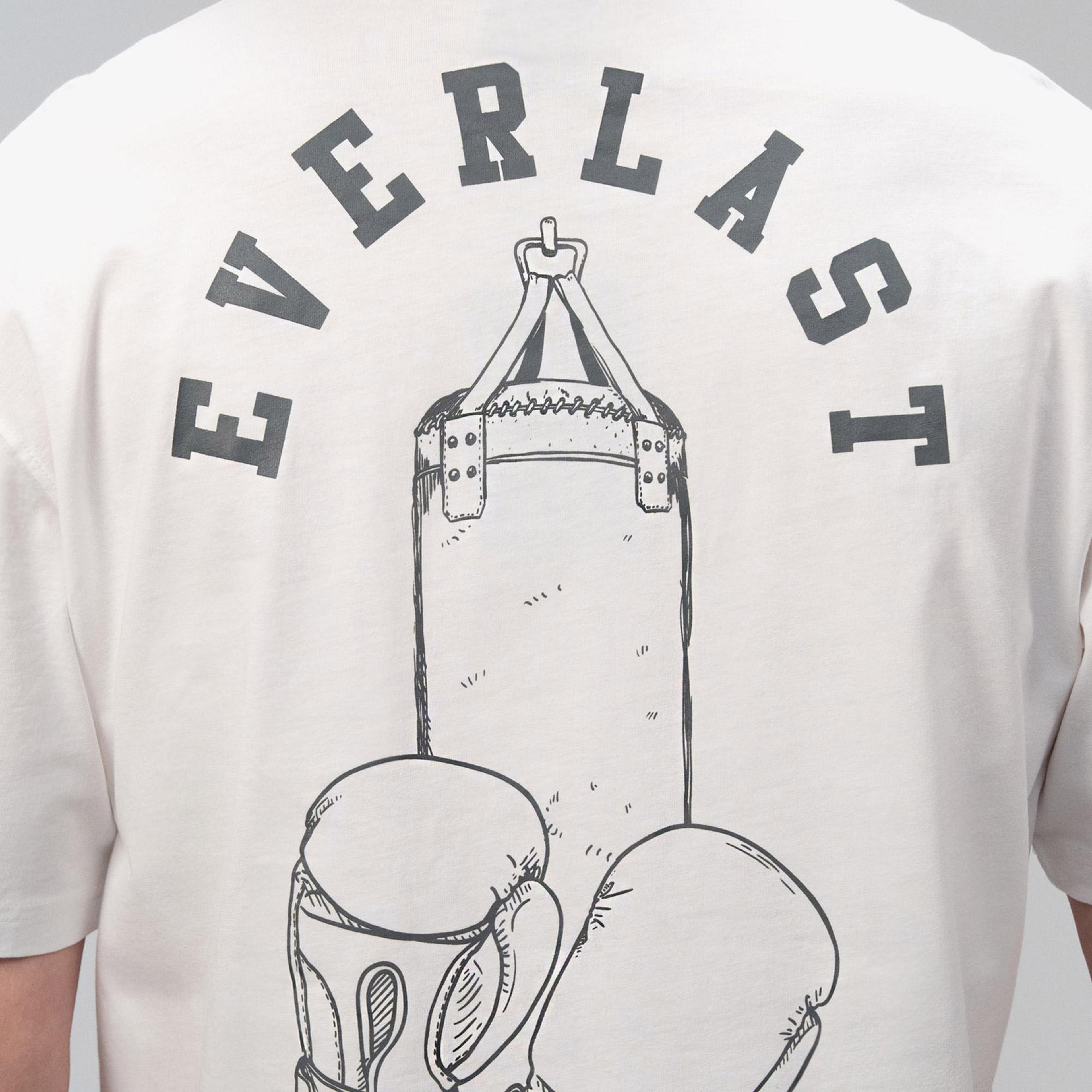 Everlast Graphic Collection Comfort Fit Beyaz Erkek T-Shirt