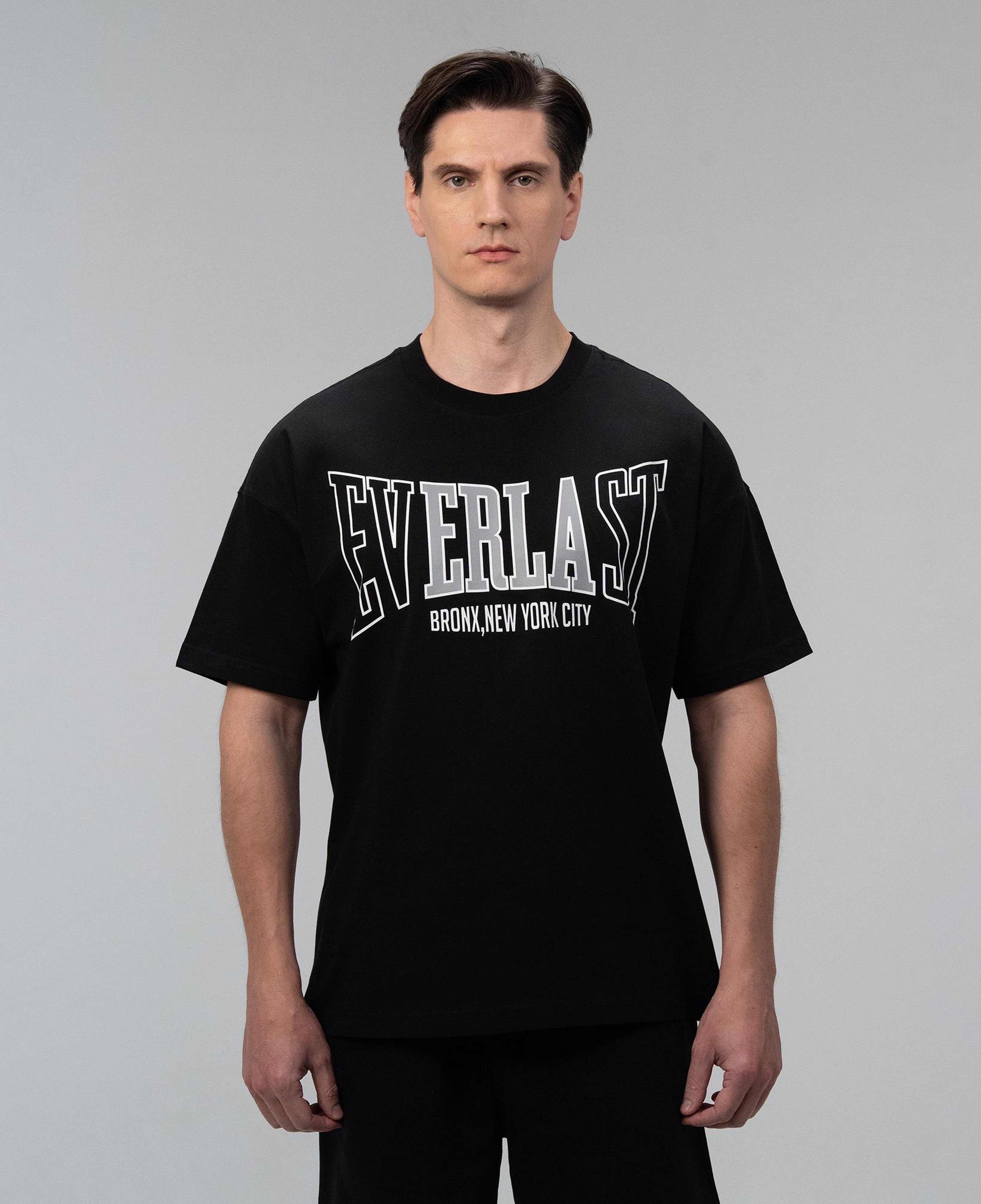 Everlast Iconic Rest Oversize Siyah Erkek T-Shirt