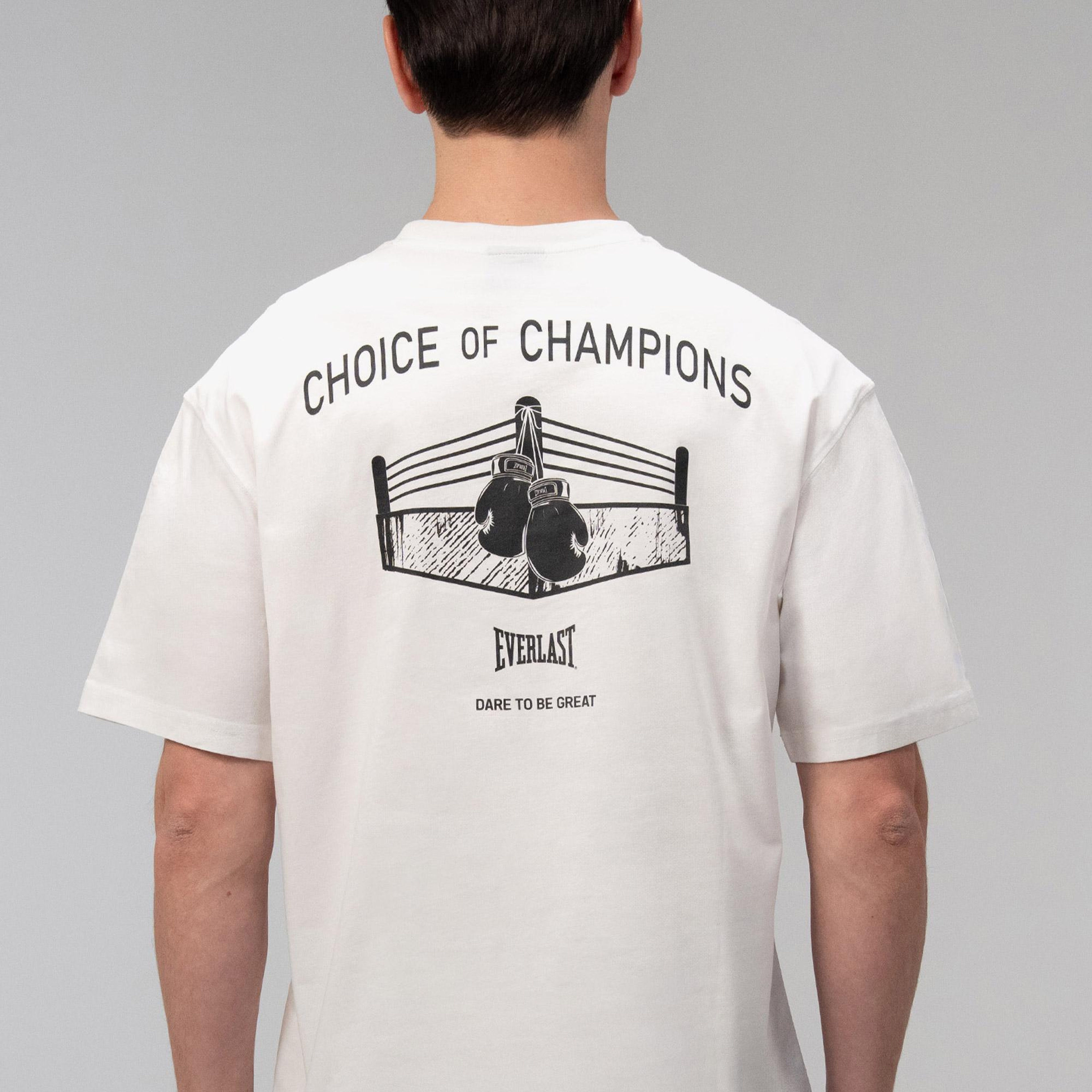 Everlast Choice Of Champs Comfort Fit Beyaz Erkek T-Shirt