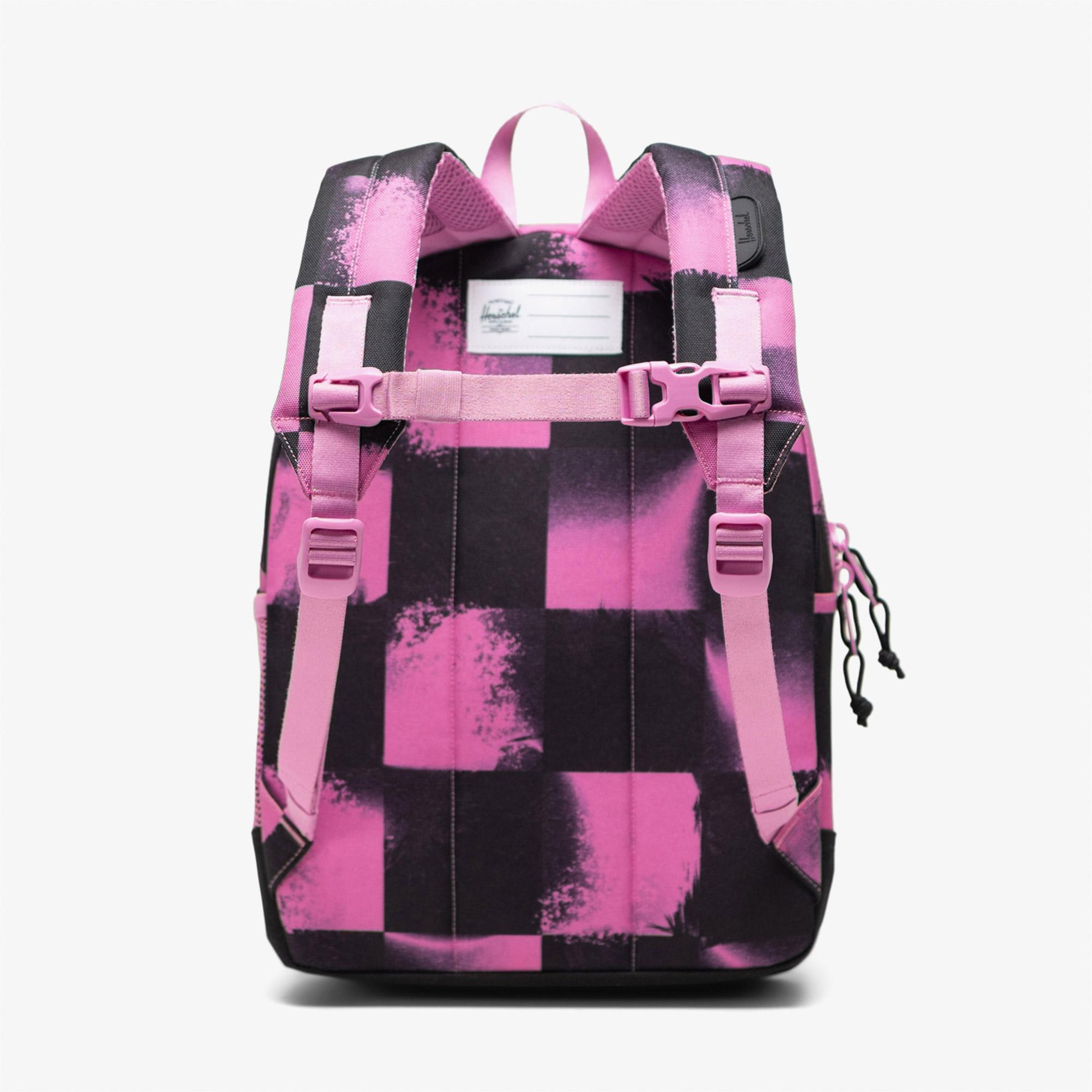 Herschel Supply Co Heritage Checkered Çocuk Siyah/Pembe Sırt Çantası