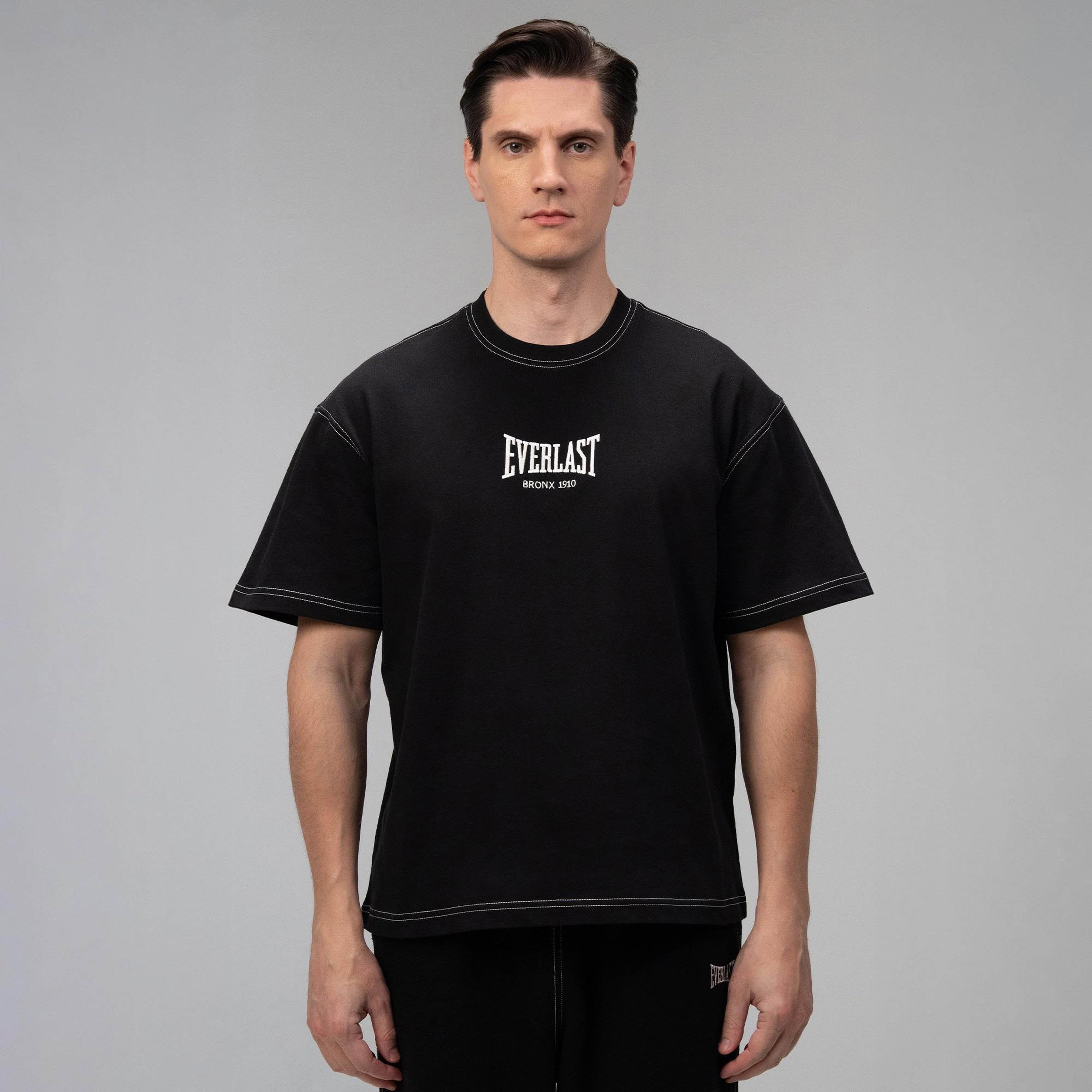 Everlast Dot Collection Comfort Fit Siyah Erkek T-Shirt