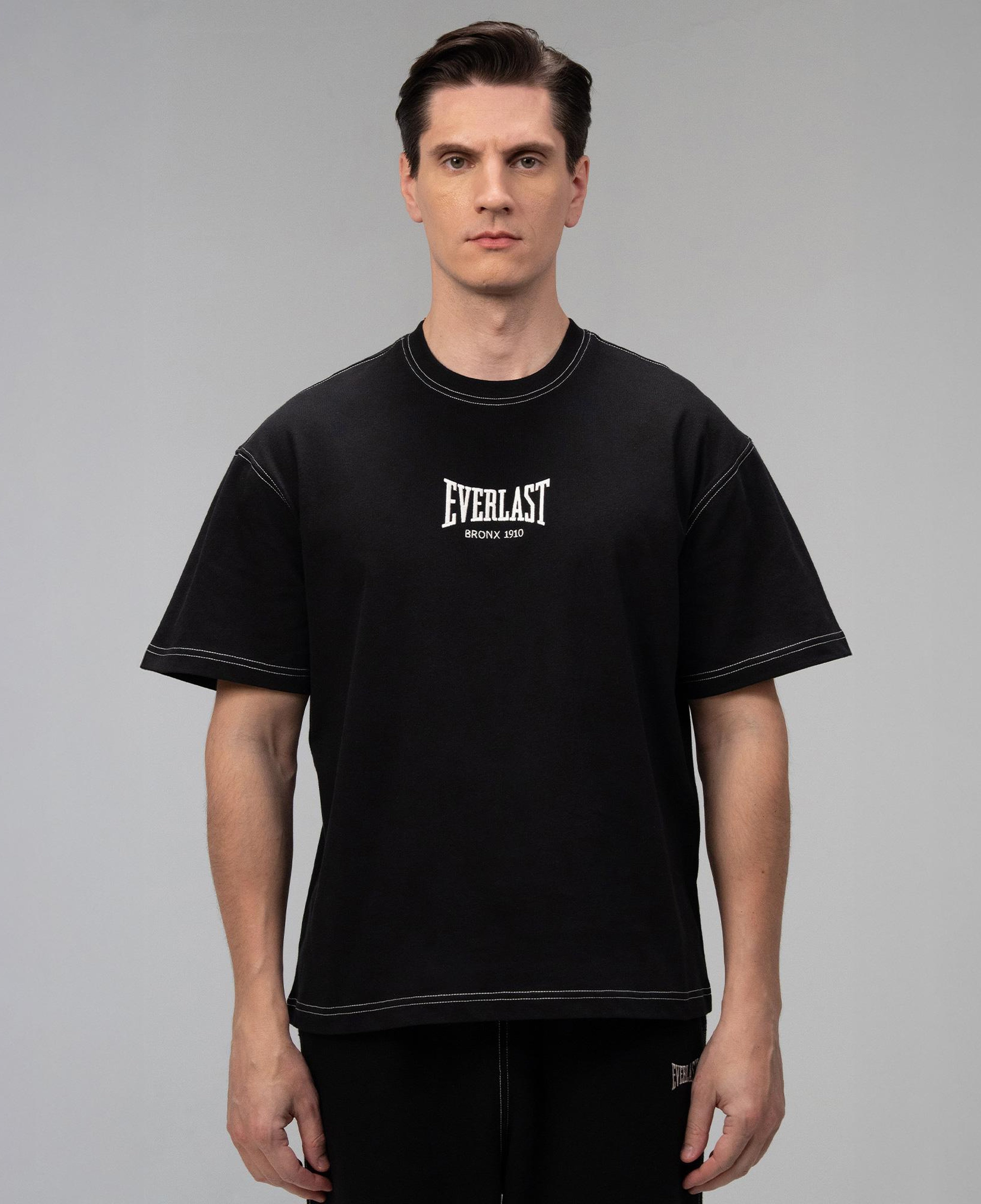 Everlast Dot Collection Comfort Fit Siyah Erkek T-Shirt