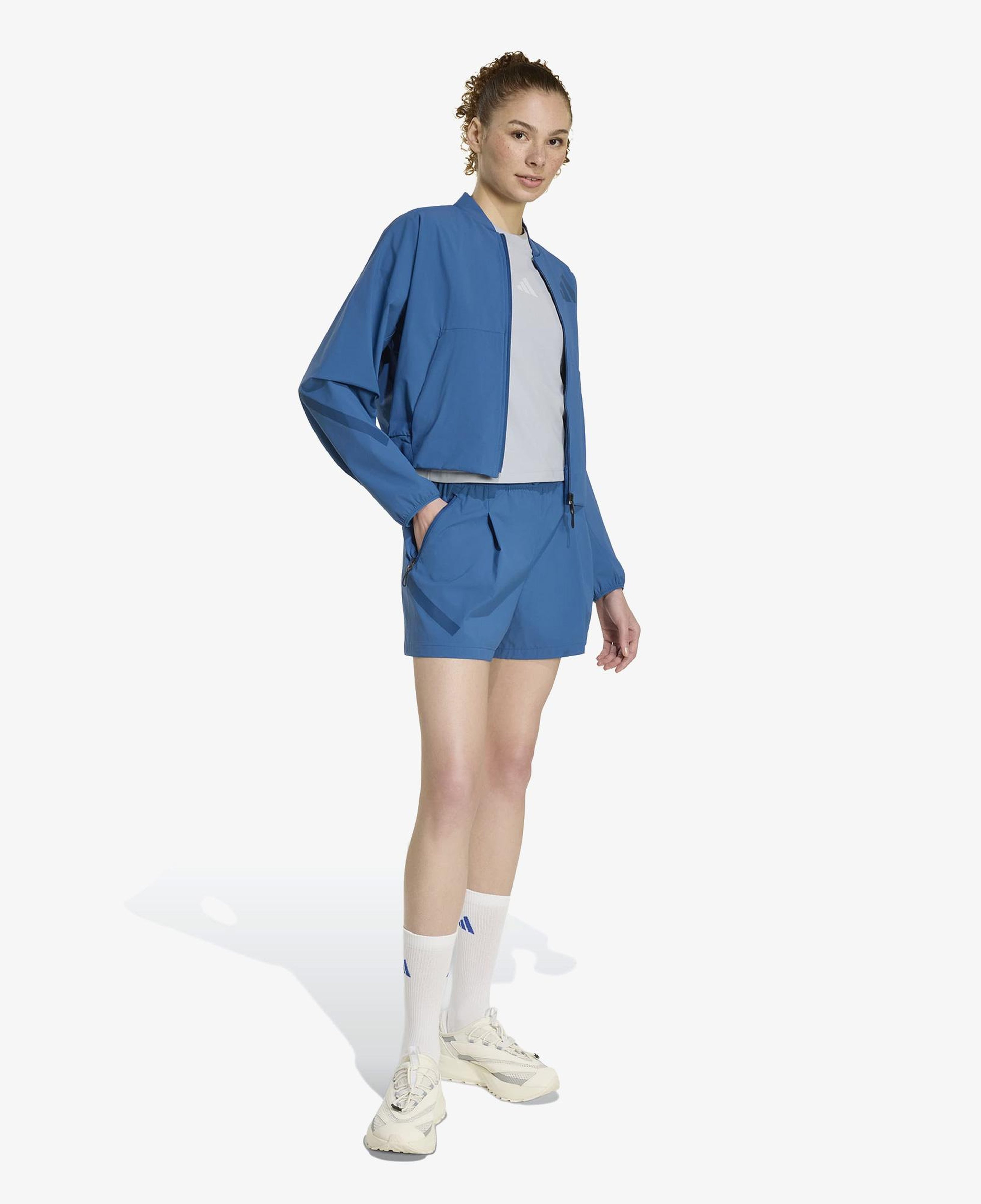 adidas Z.N.E. Kadın Mavi Sweatshirt