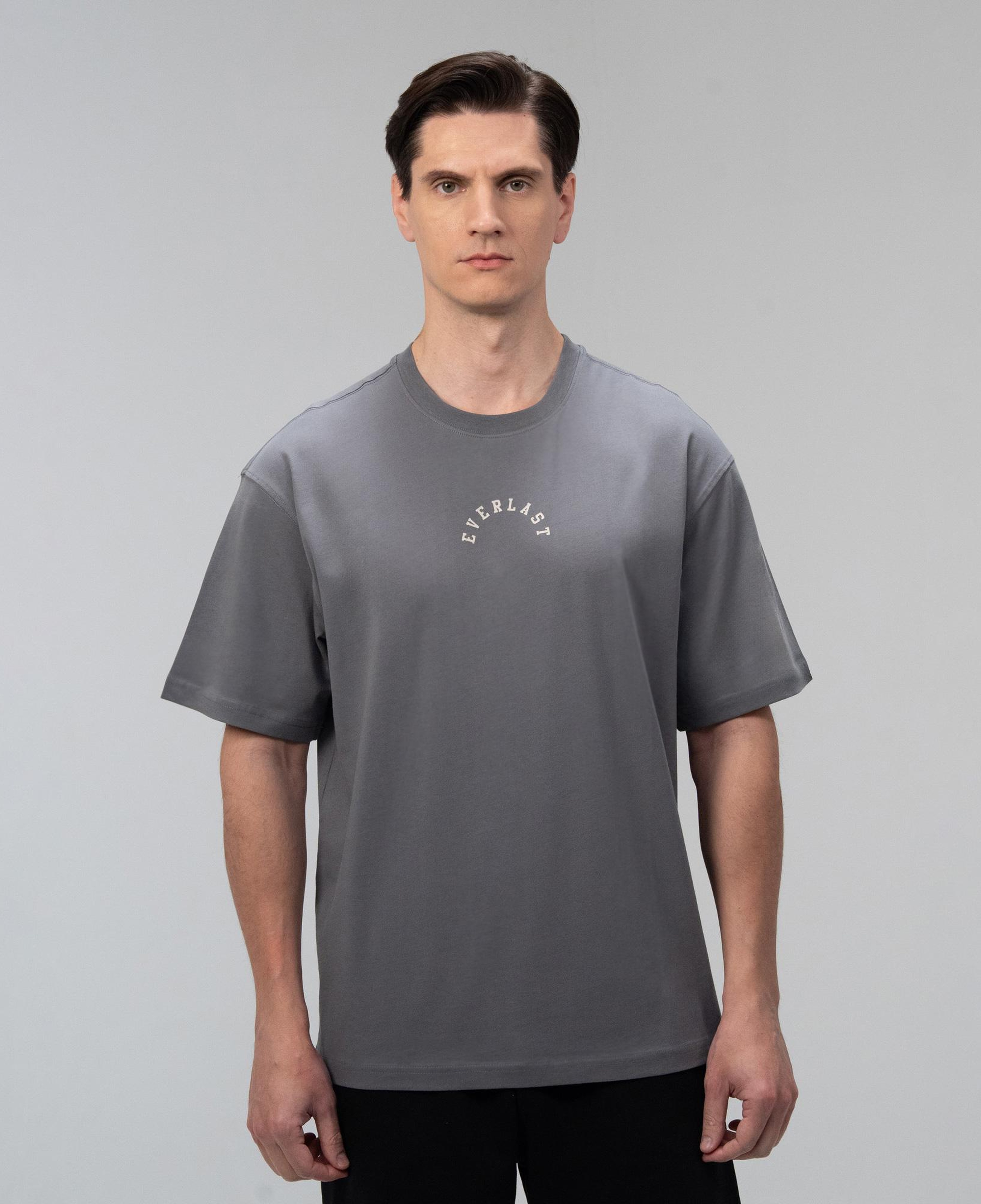 Everlast Graphic Collection Comfort Fit Gri Erkek T-Shirt