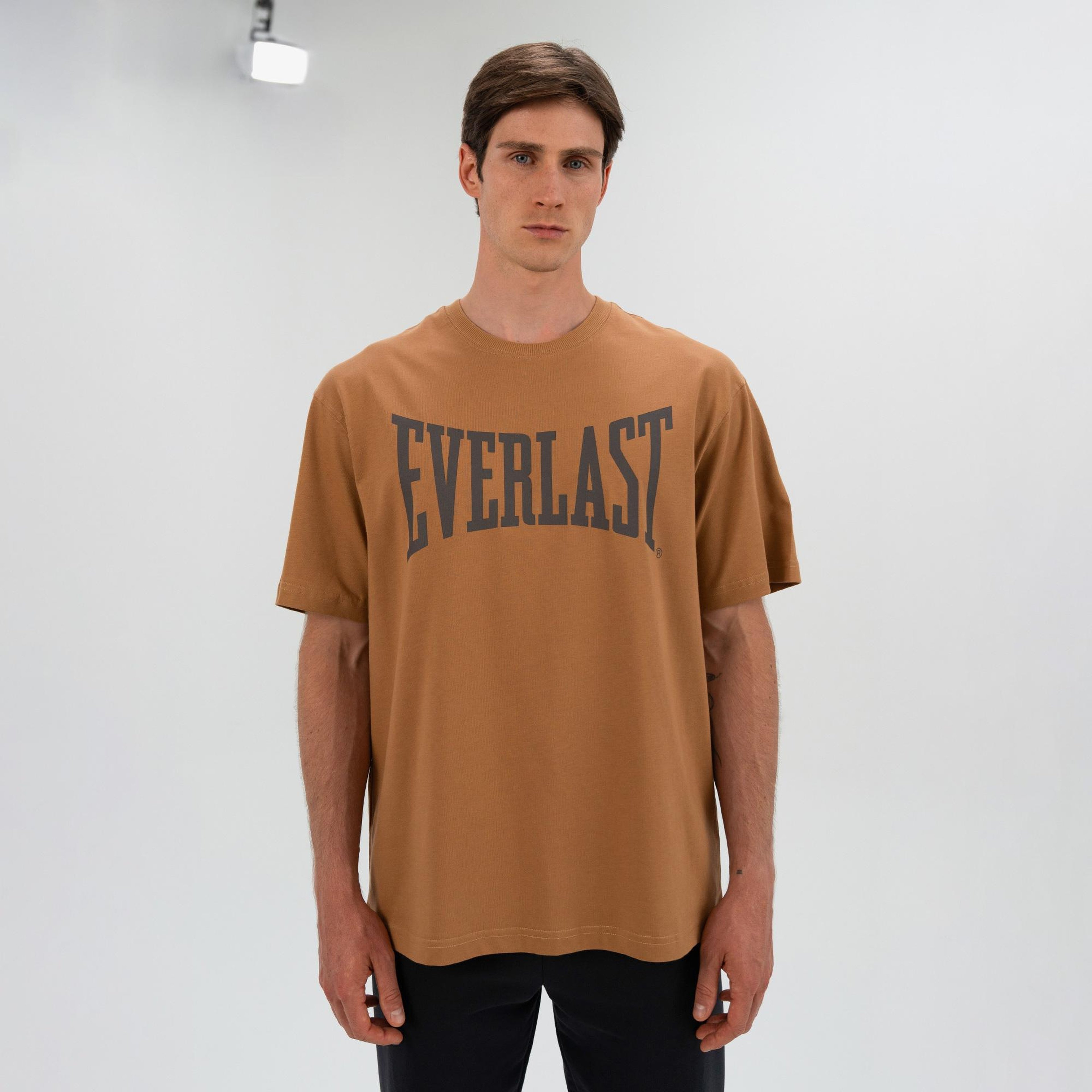 Everlast Ever Classics Comfort Logo Bej Erkek T-Shirt