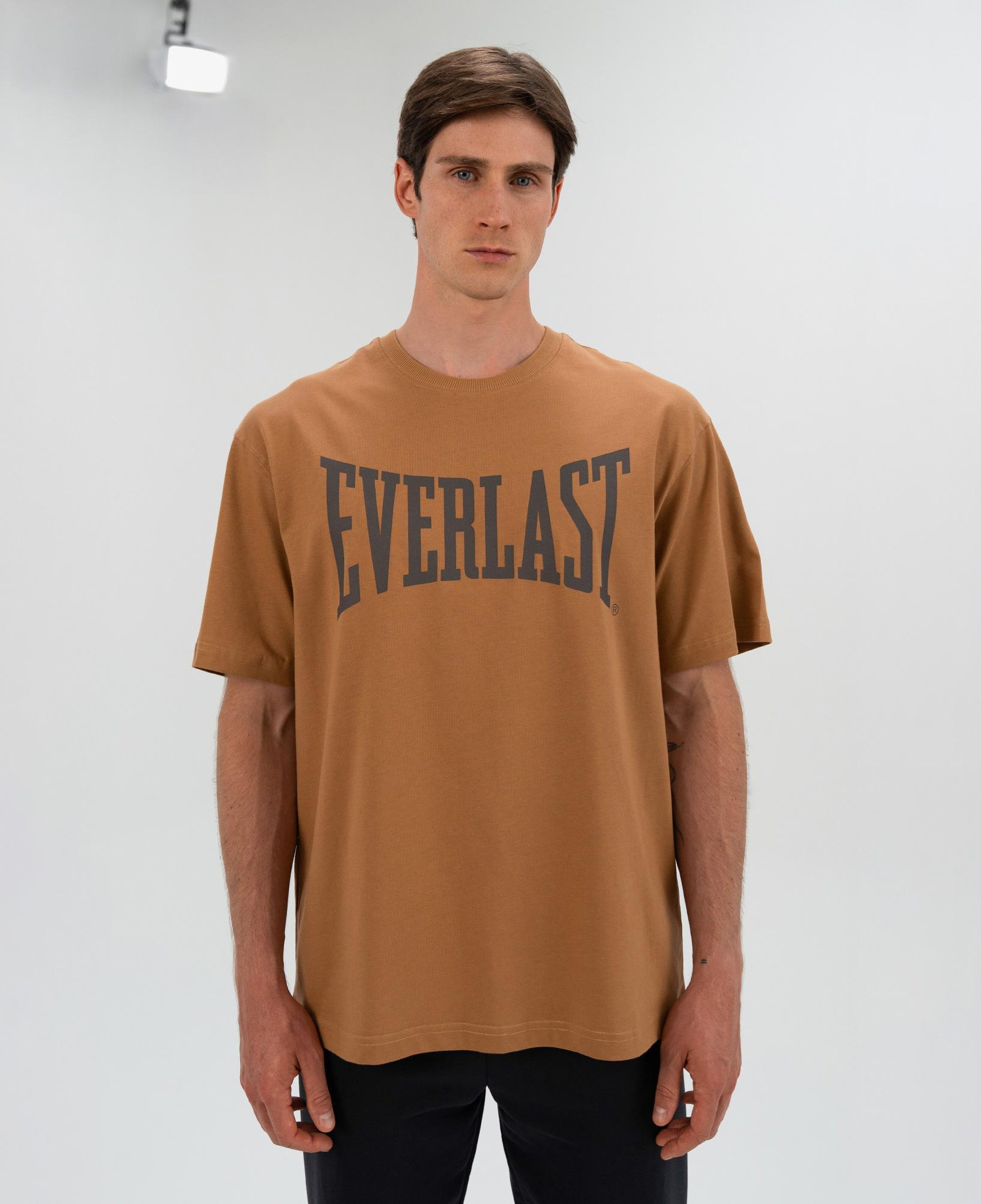 Everlast Ever Classics Comfort Logo Bej Erkek T-Shirt
