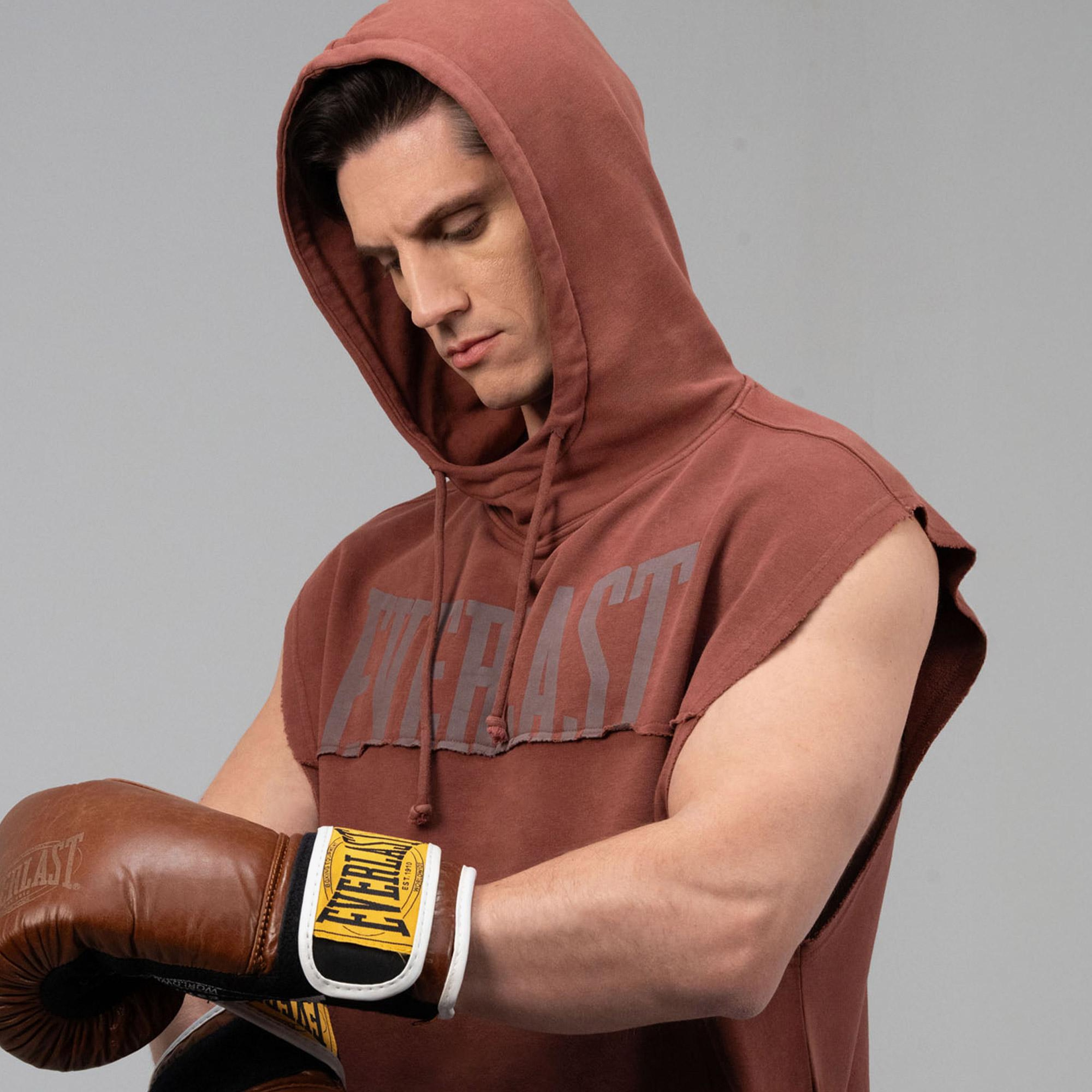 Everlast Boxing Heritage Oversize Bordo Erkek Sweatshirt