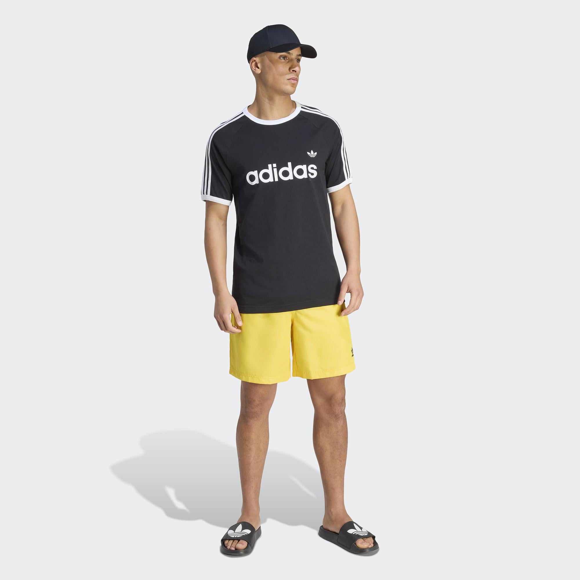 adidas Adicolor 8 Inch Erkek Sarı Deniz Şortu