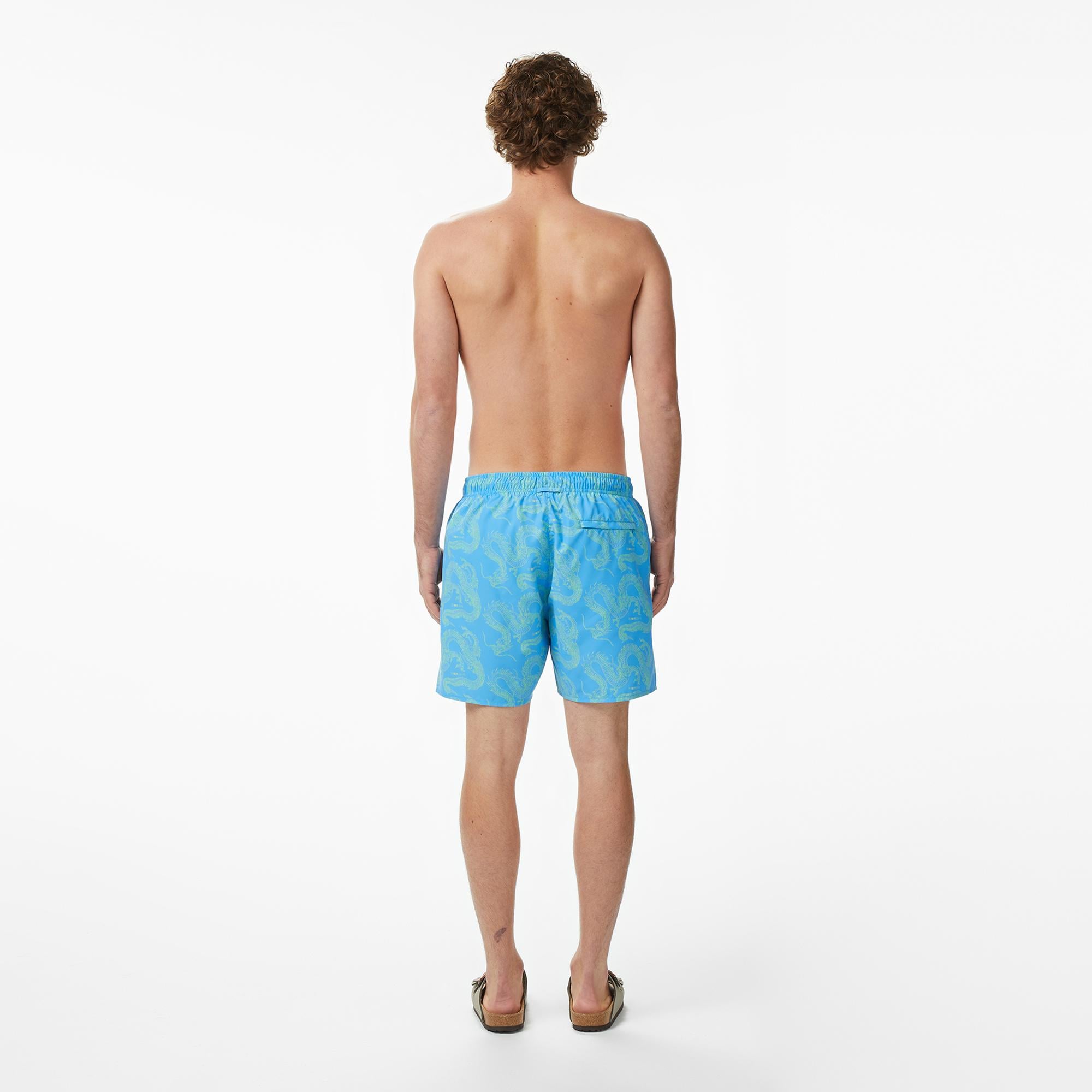UNITED4 Comfort Fit Erkek Mavi Deniz Şortu