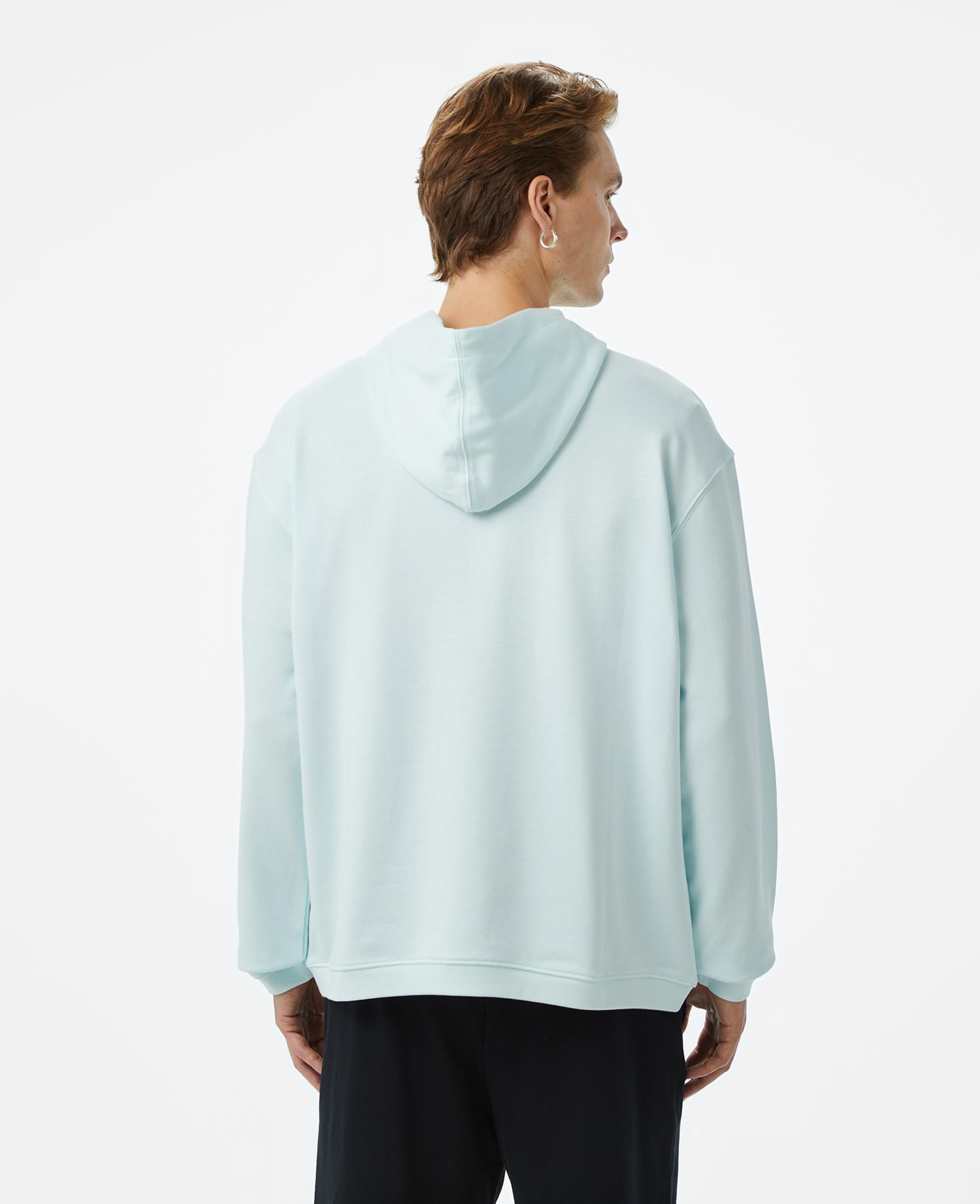 Les Benjamins Essentials Erkek Mavi Hoodie
