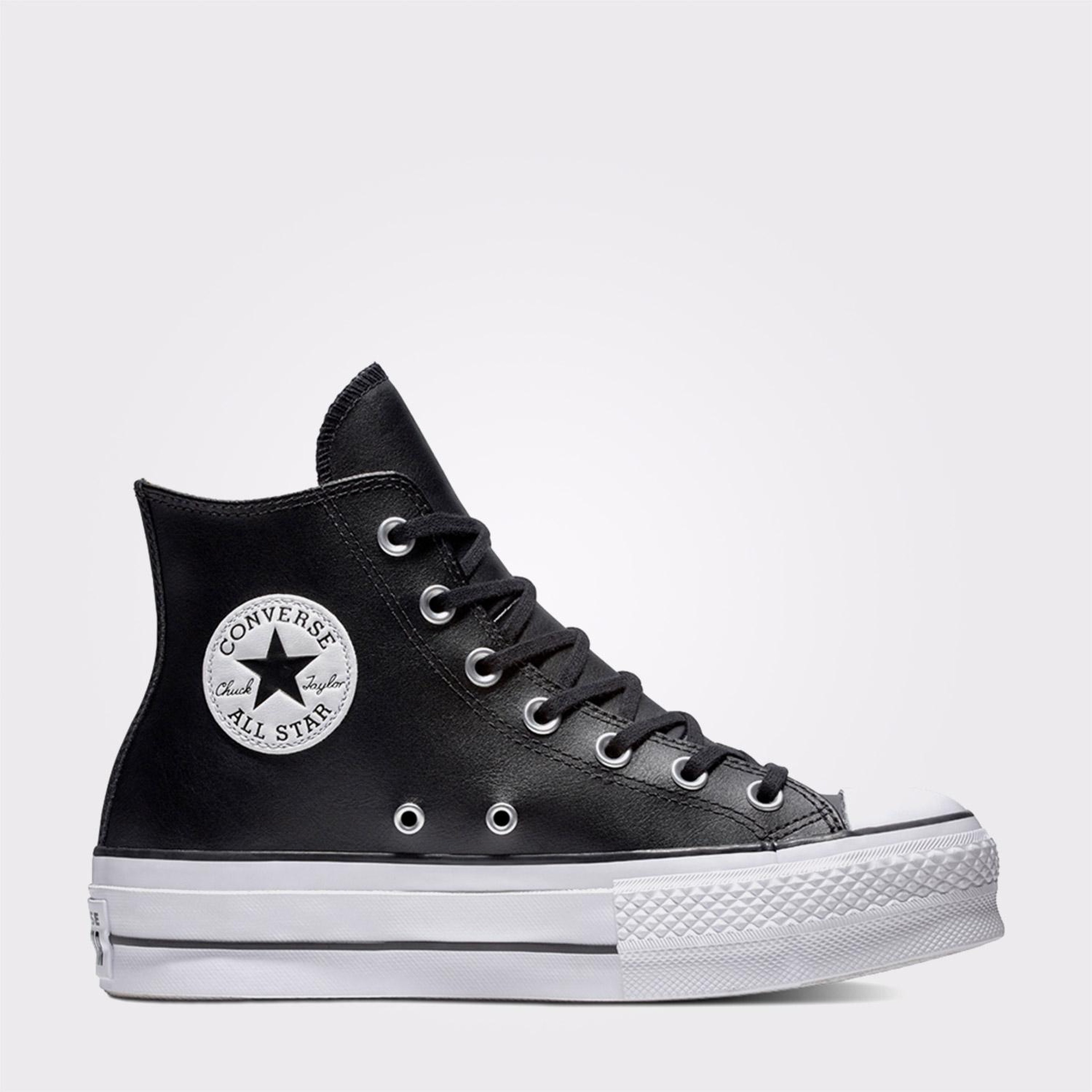 Converse Chuck Taylor All Star Kadın Siyah Deri Sneaker