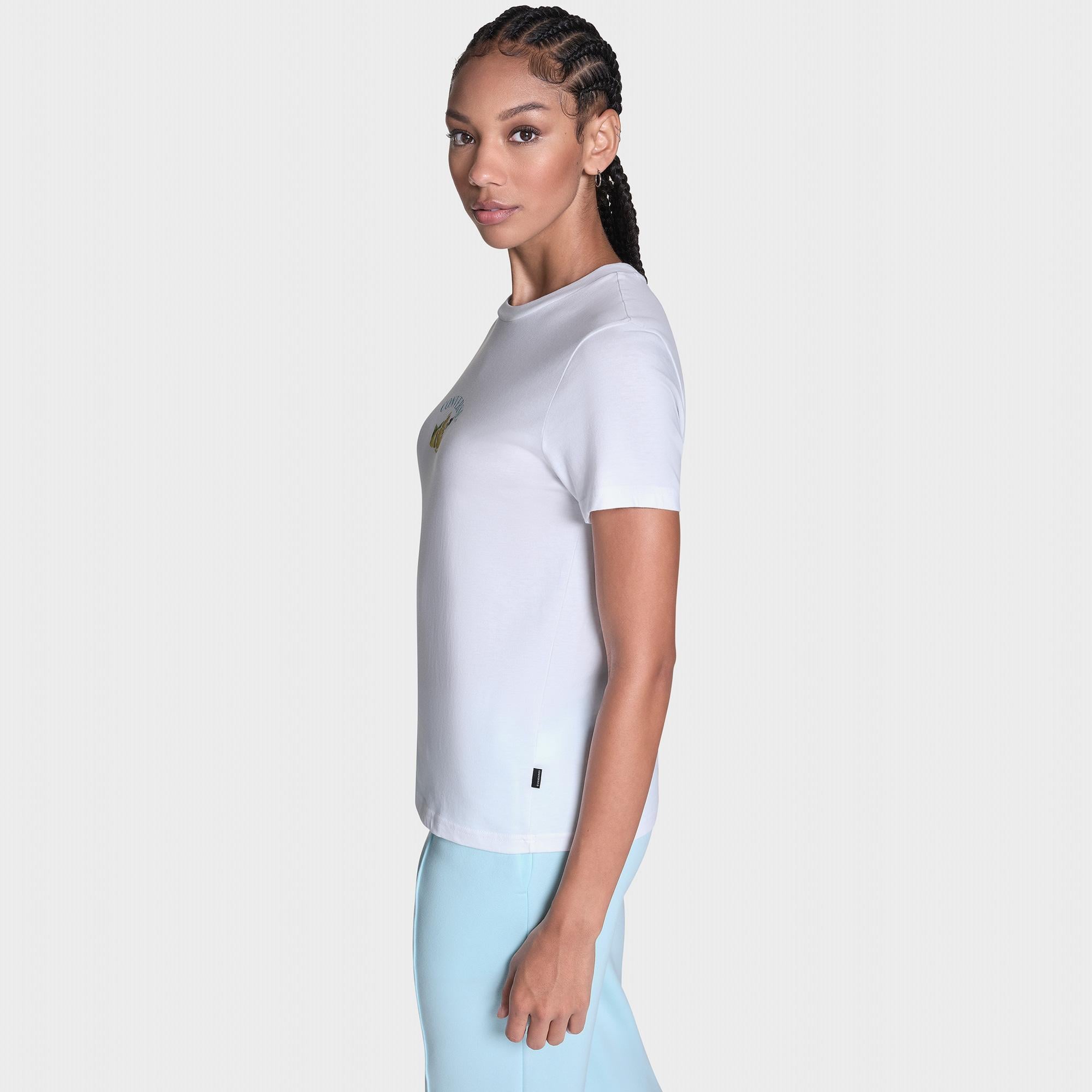 Converse Kadın Beyaz T-Shirt