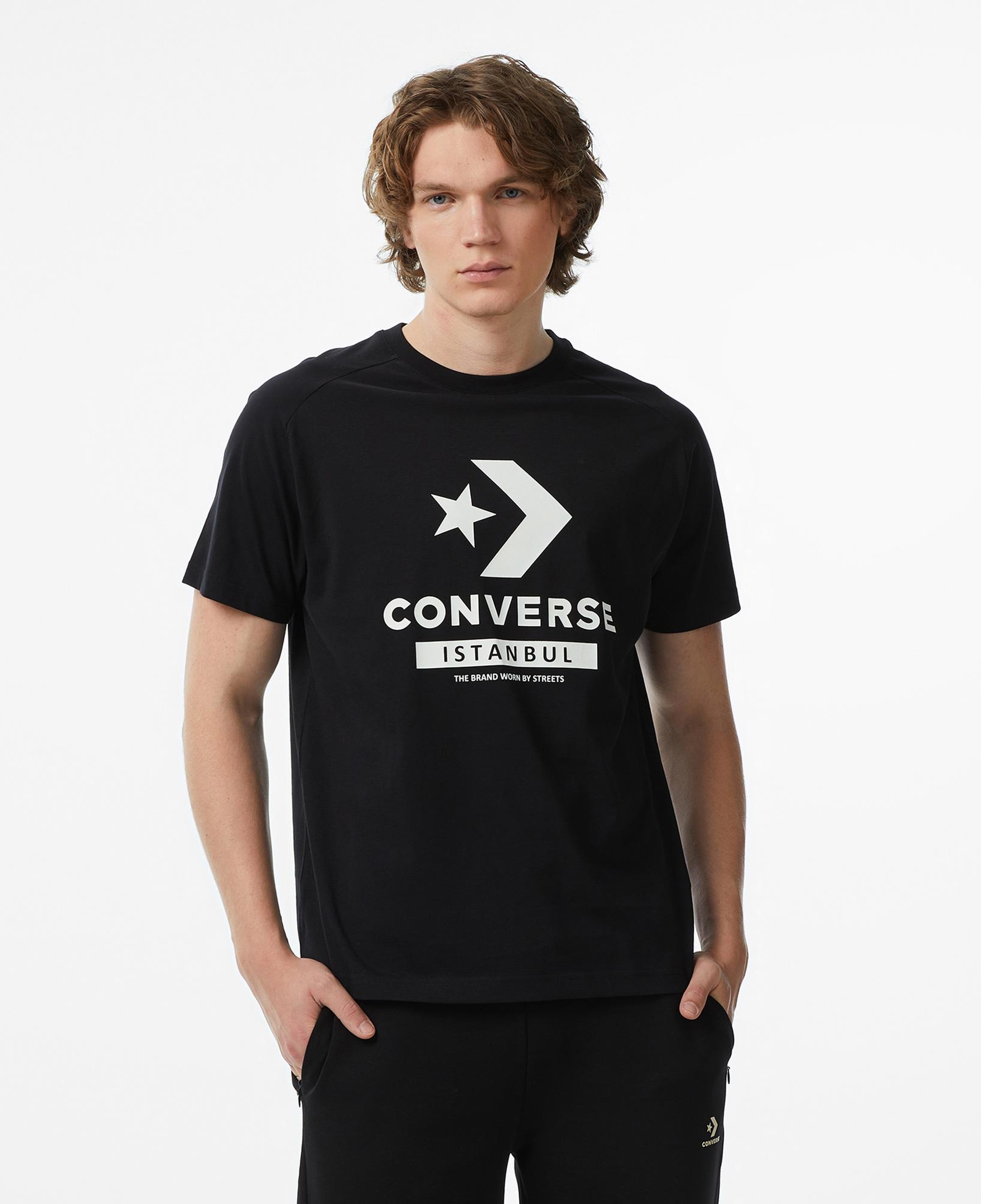 Converse Erkek Siyah T-Shirt