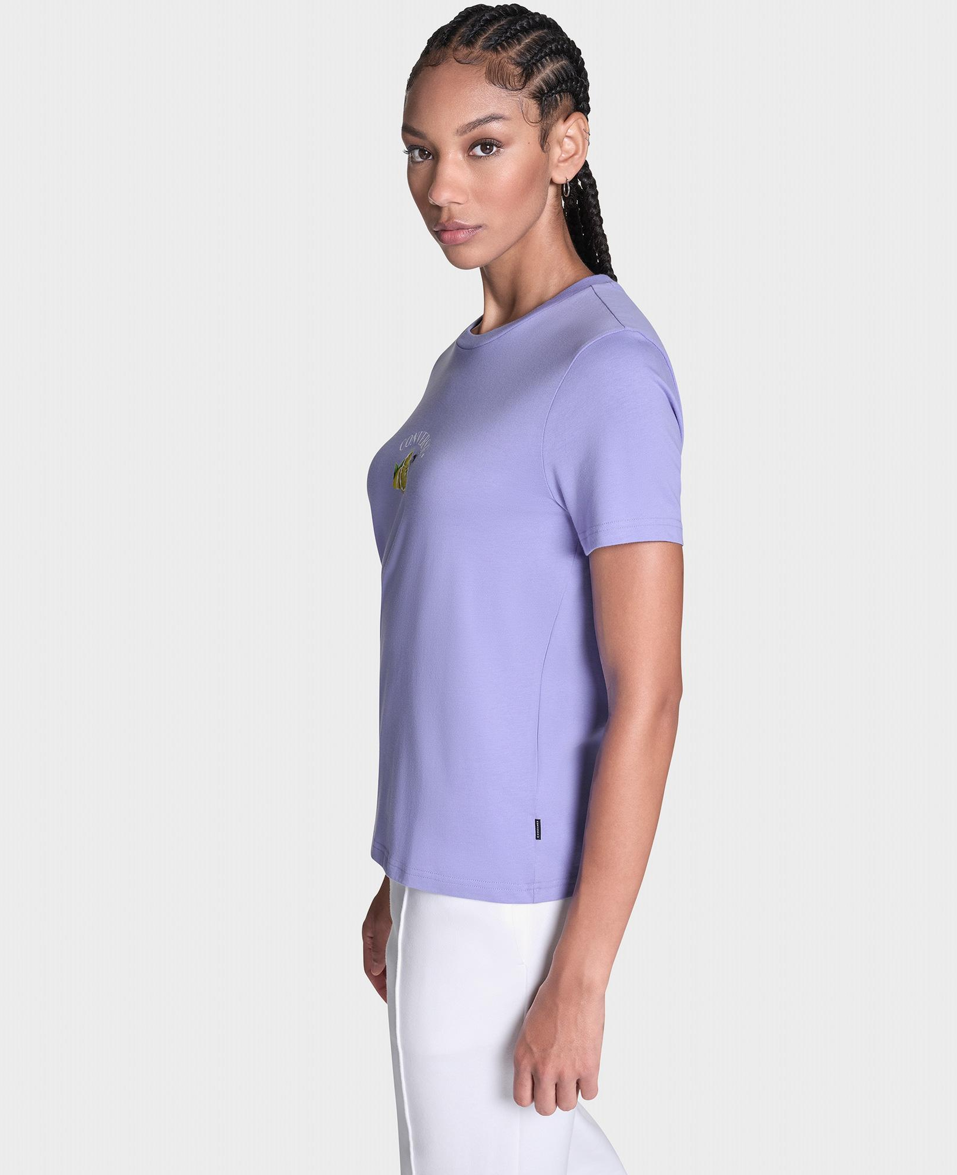 Converse Kadın Mor T-Shirt