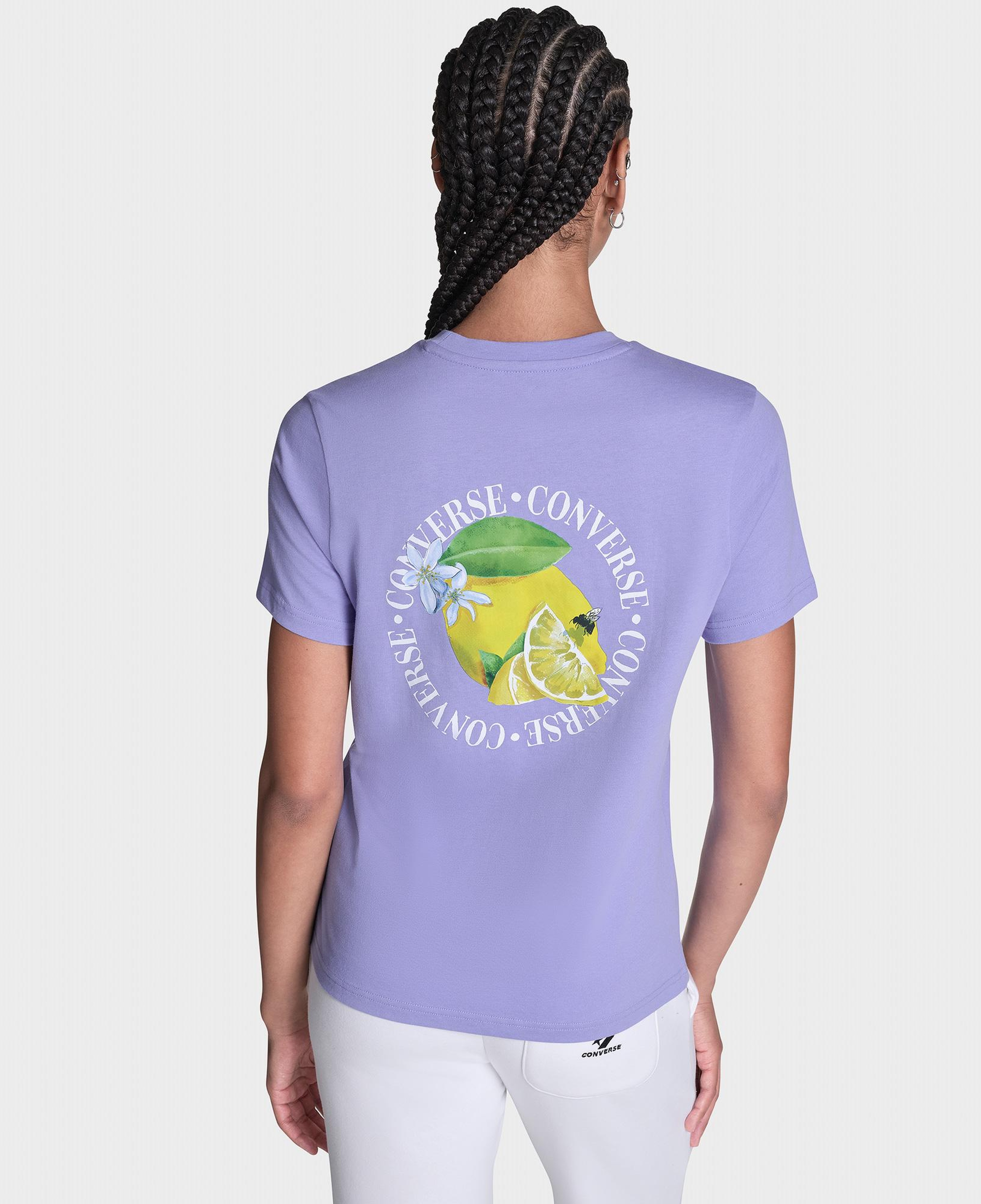 Converse Kadın Mor T-Shirt