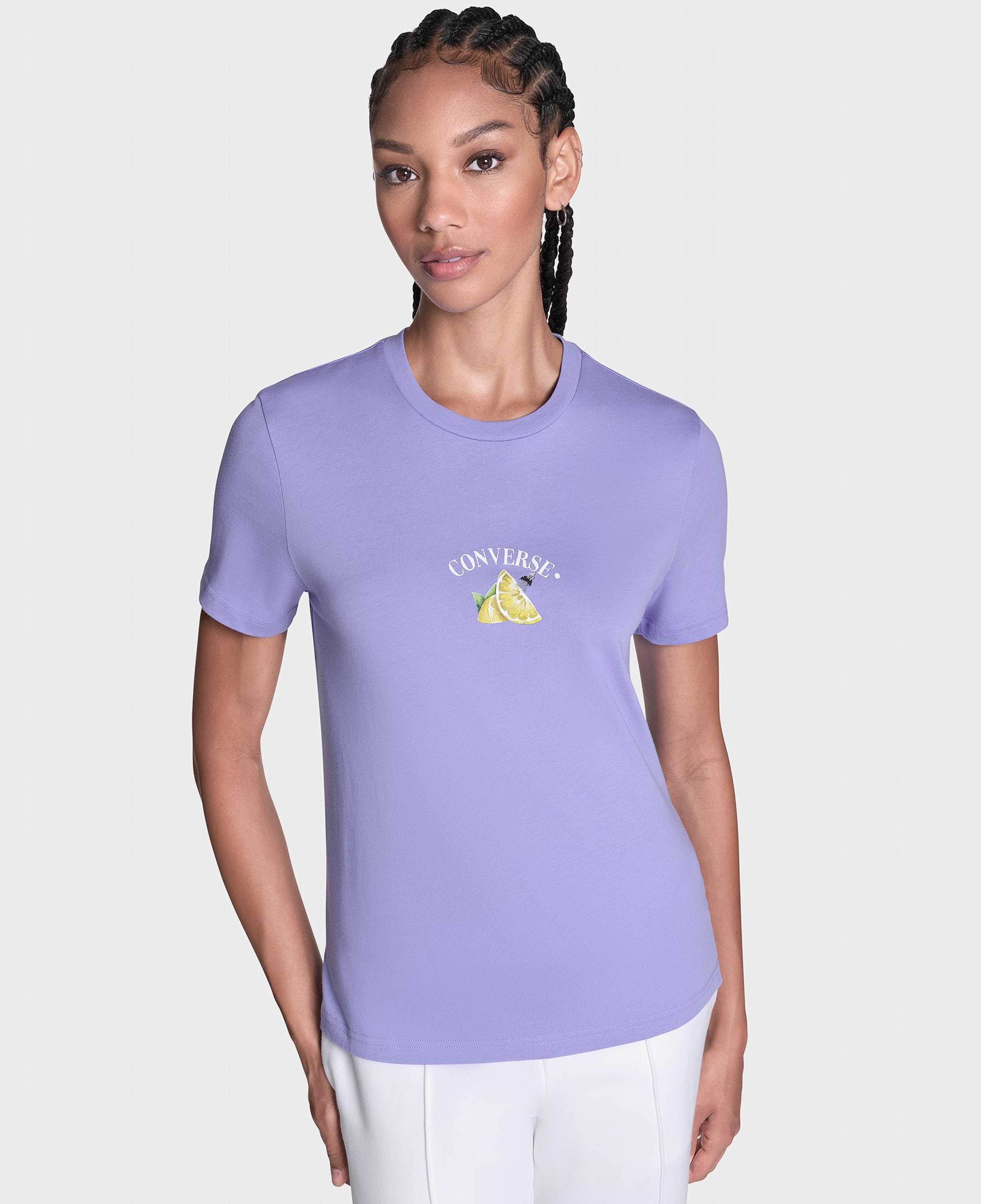 Converse Kadın Mor T-Shirt