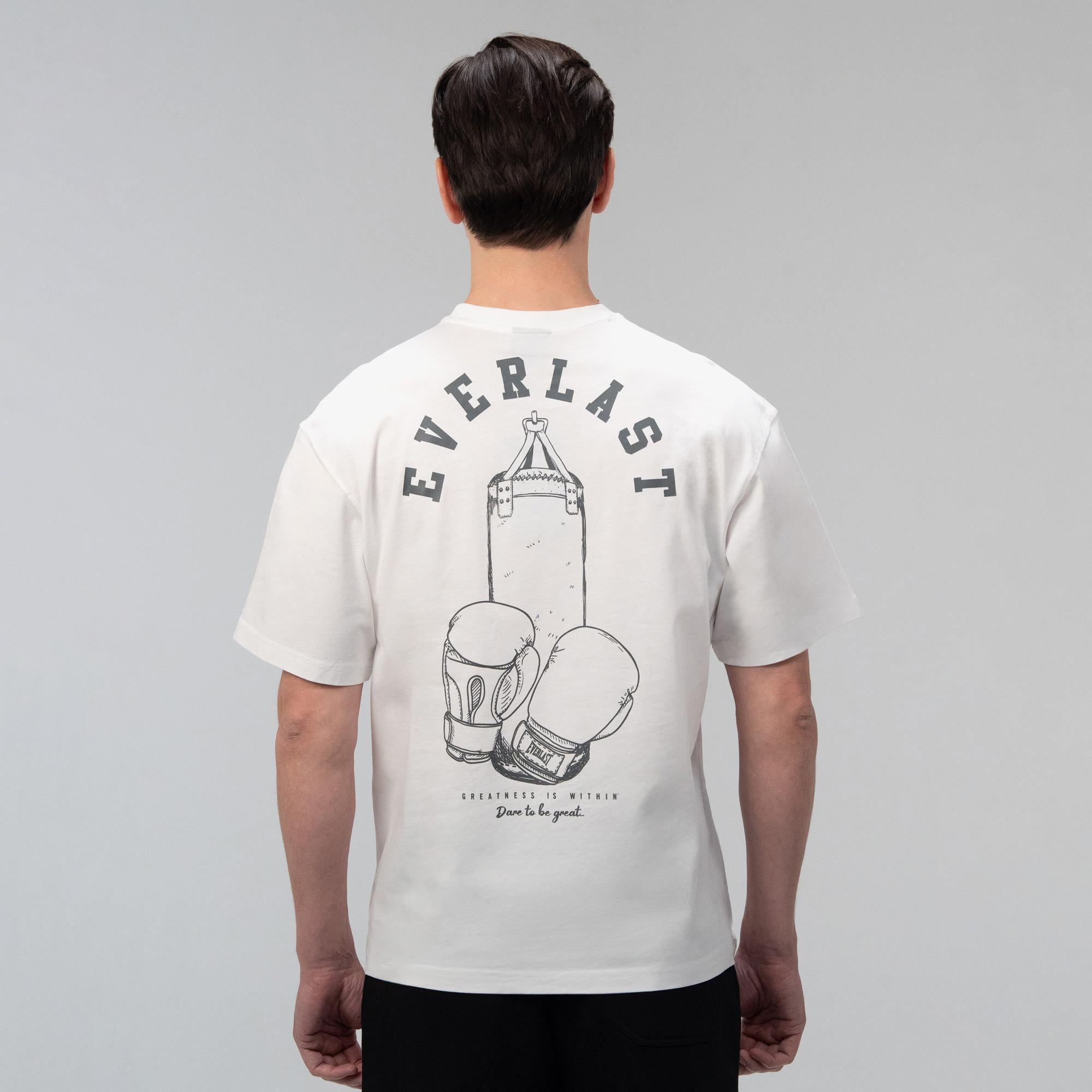 Everlast Graphic Collection Comfort Fit Beyaz Erkek T-Shirt