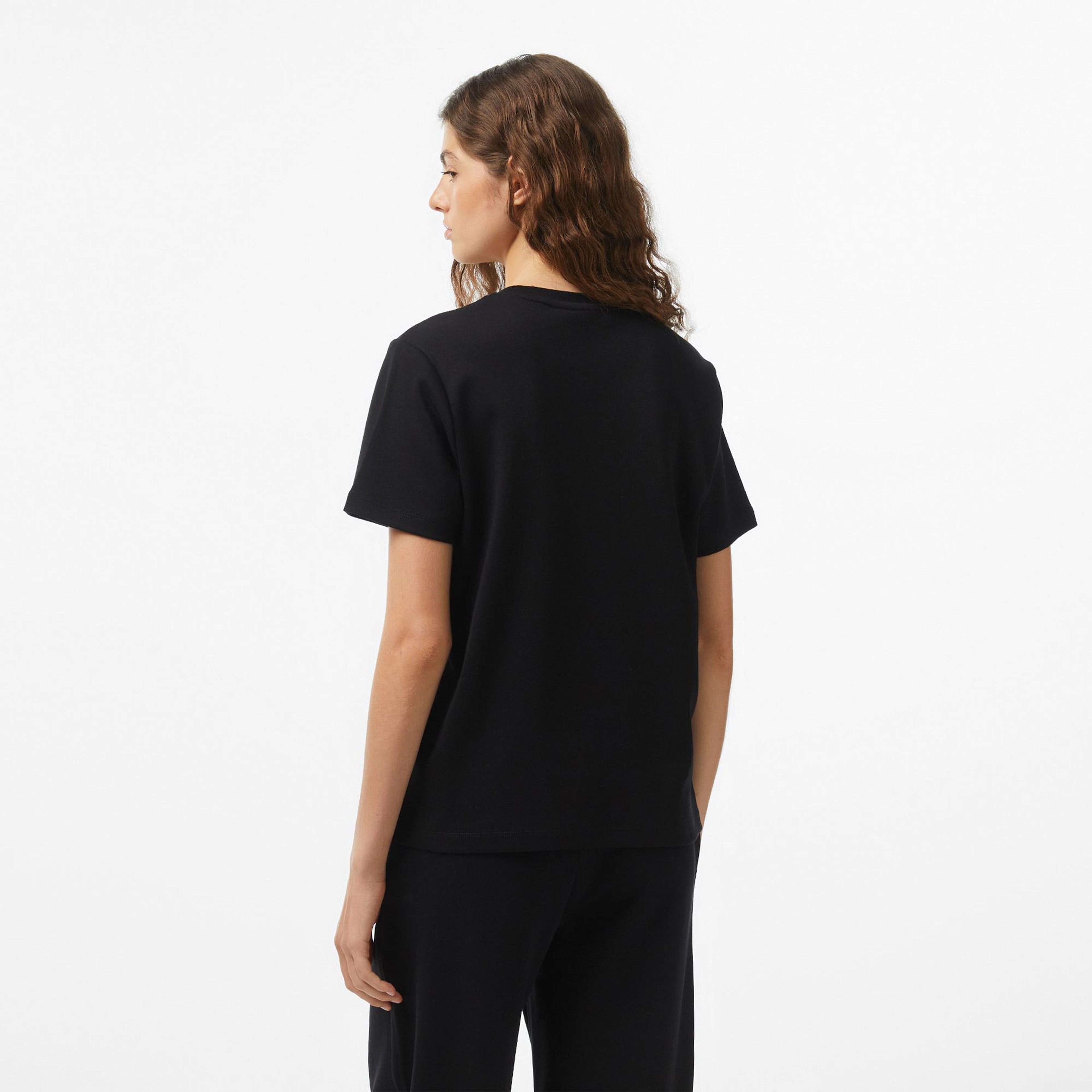 Converse Kadın Siyah T-Shirt