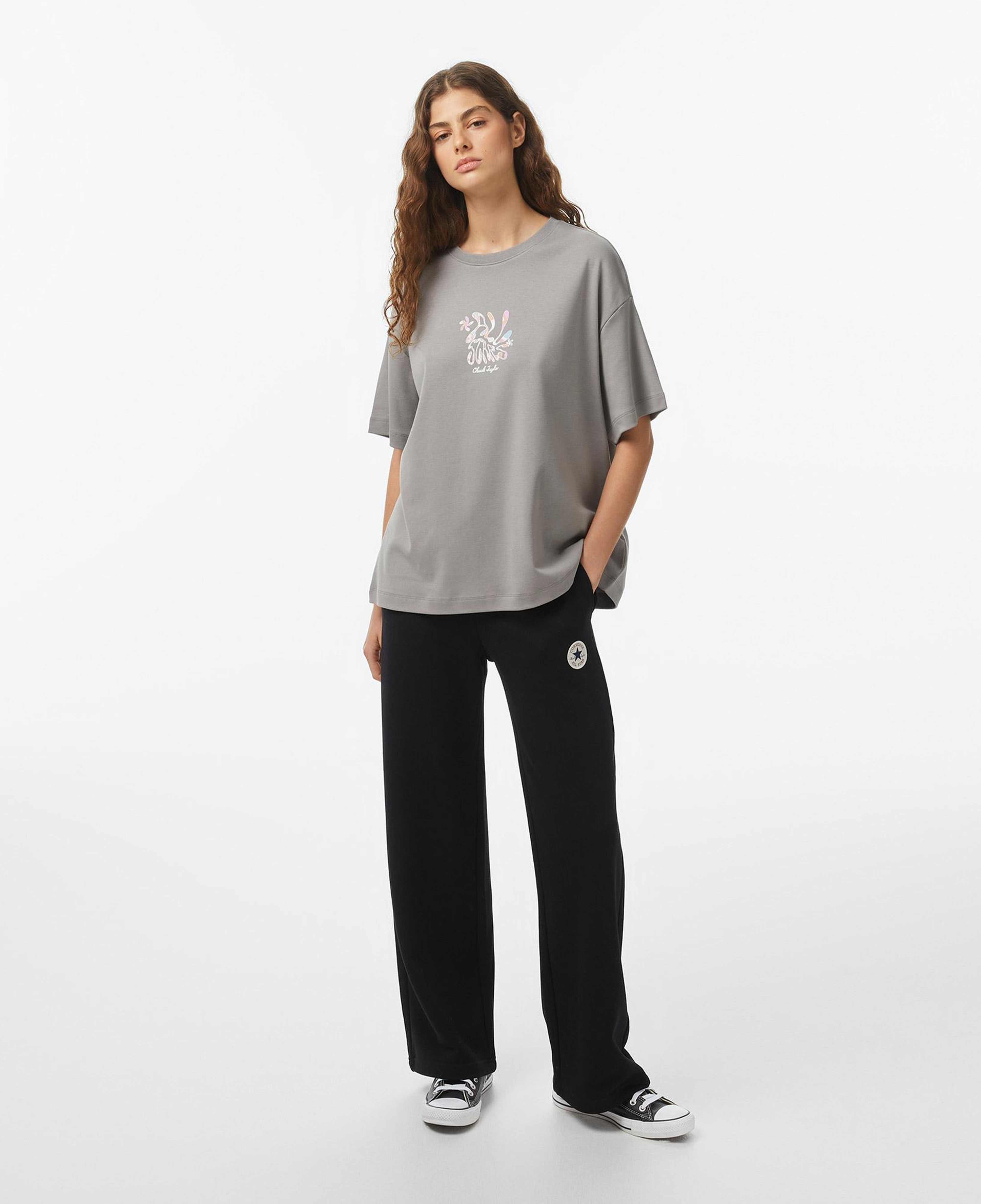 Converse Kadın Gri T-Shirt