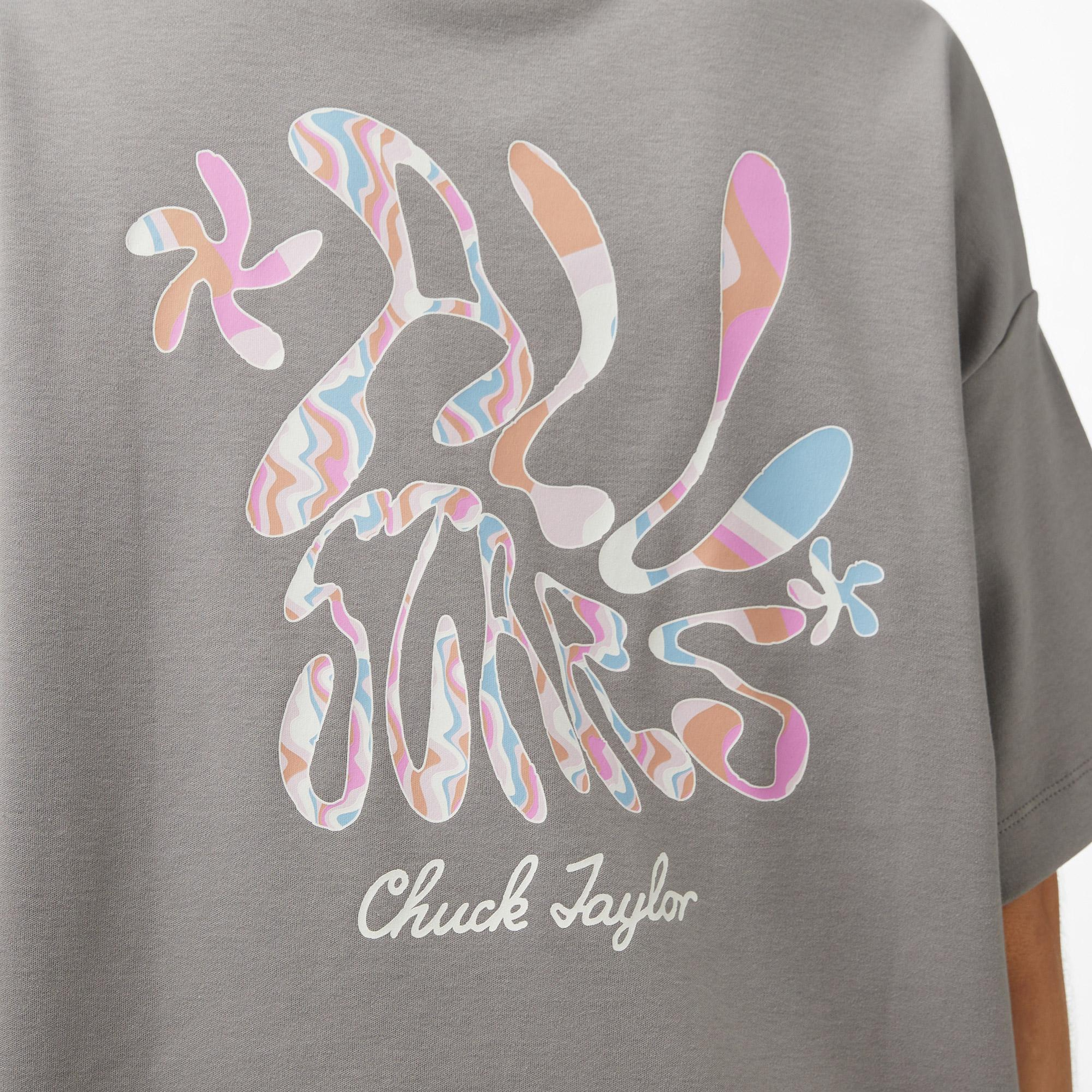 Converse Kadın Gri T-Shirt