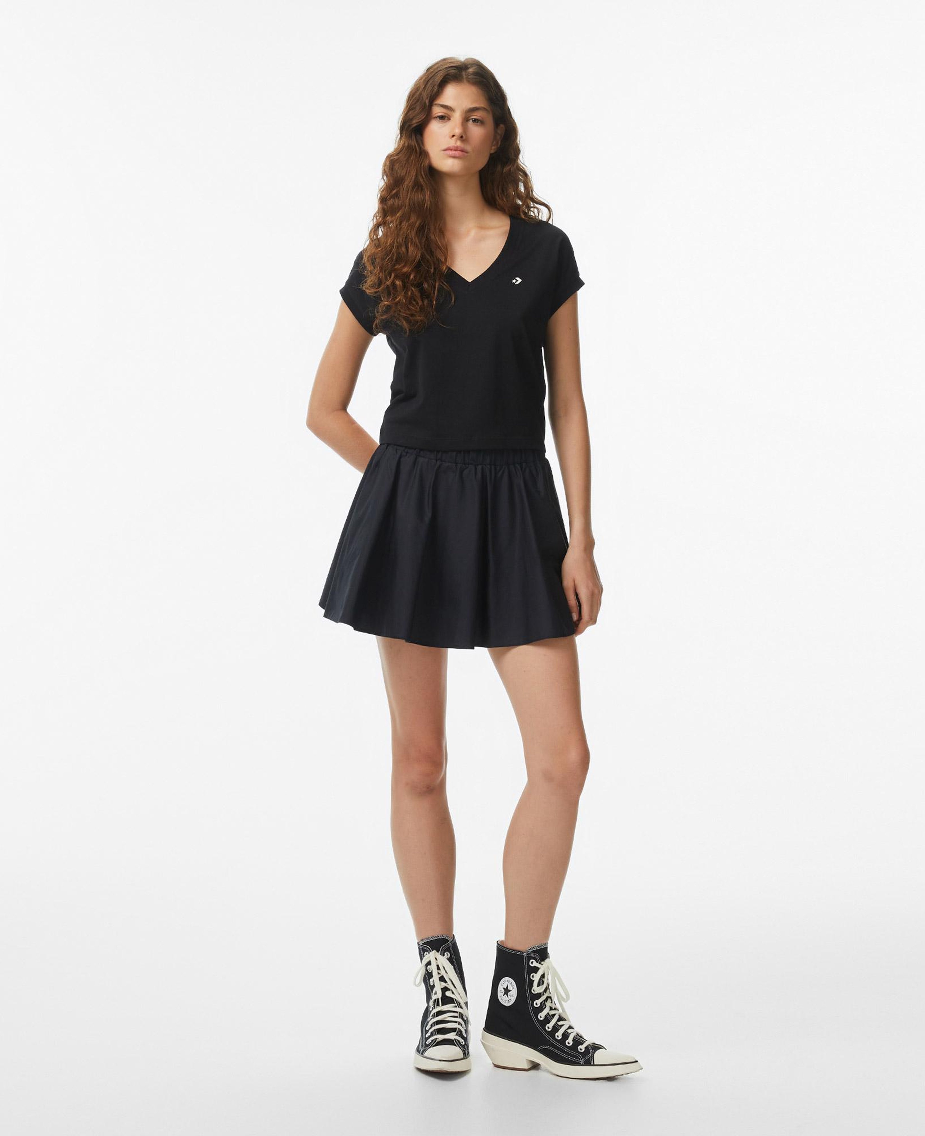 Converse Kadın Siyah T-Shirt