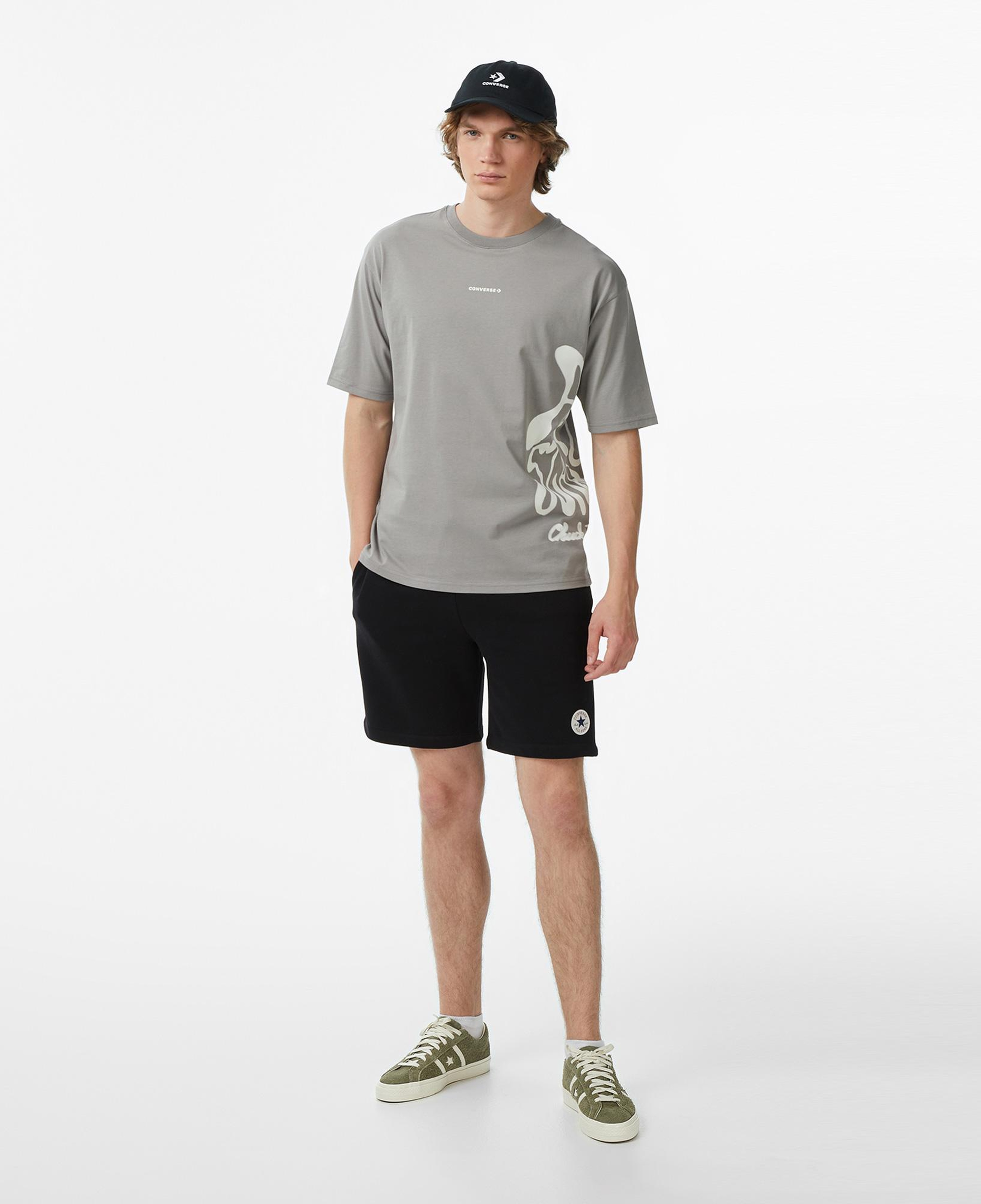 Converse Erkek Gri T-Shirt