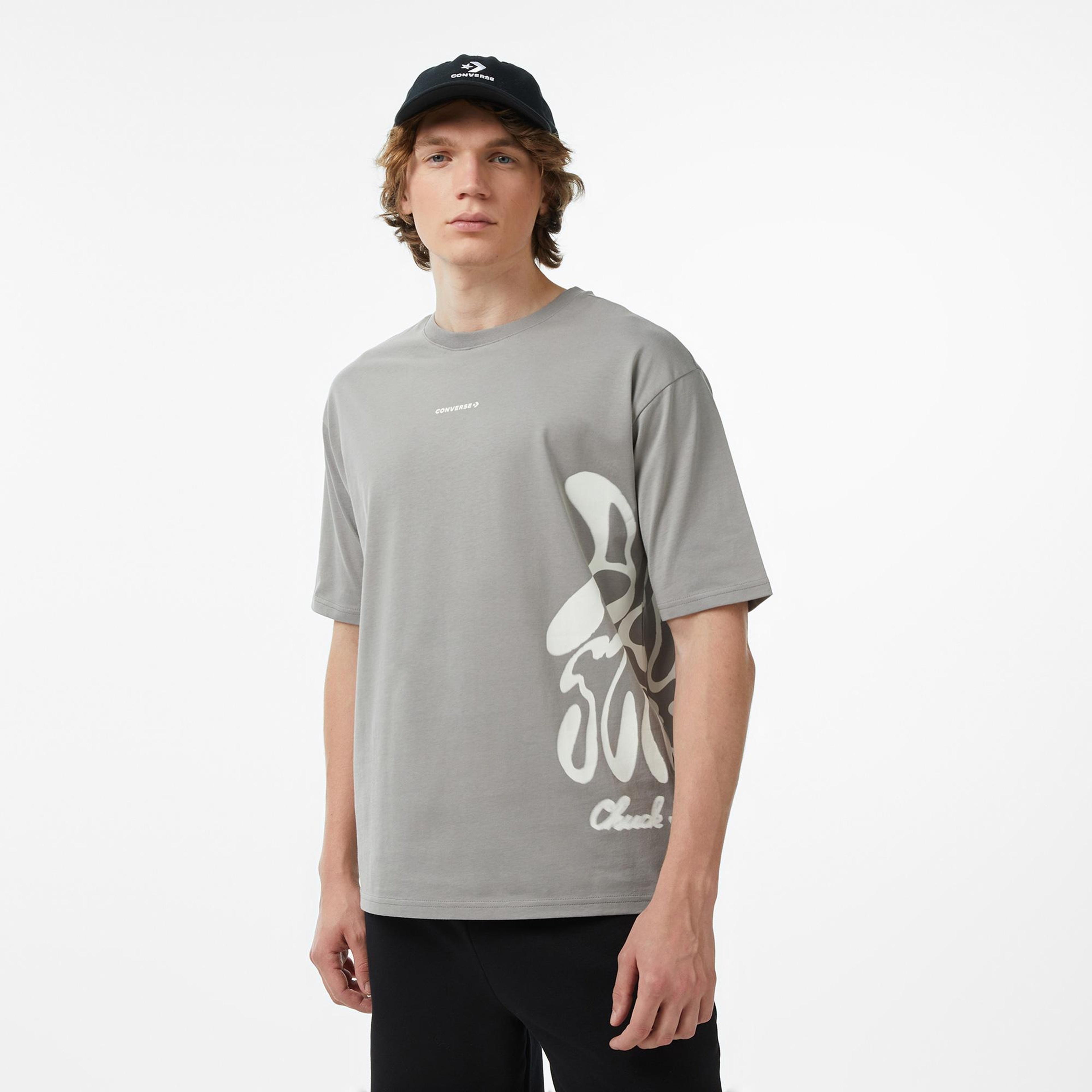 Converse Erkek Gri T-Shirt