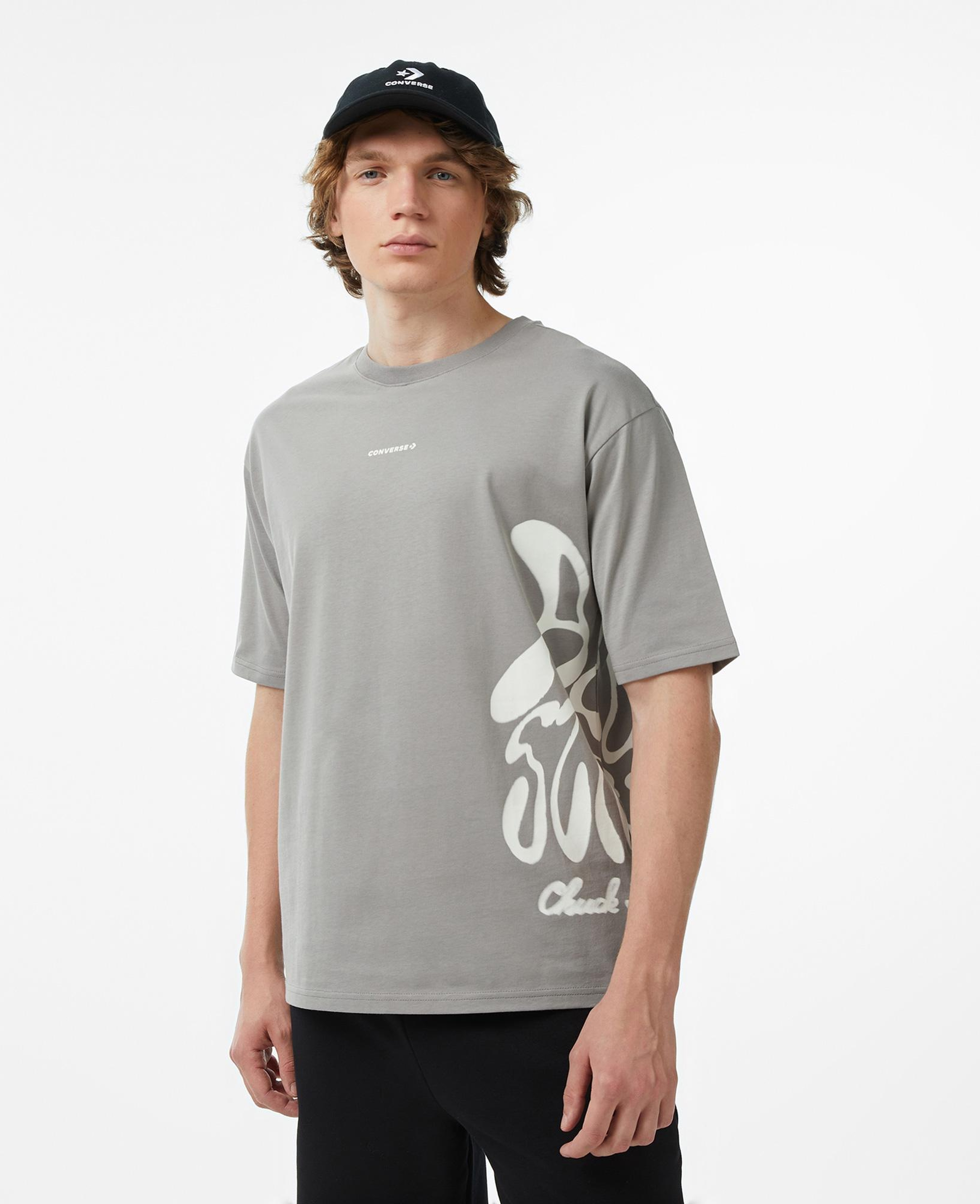 Converse Erkek Gri T-Shirt