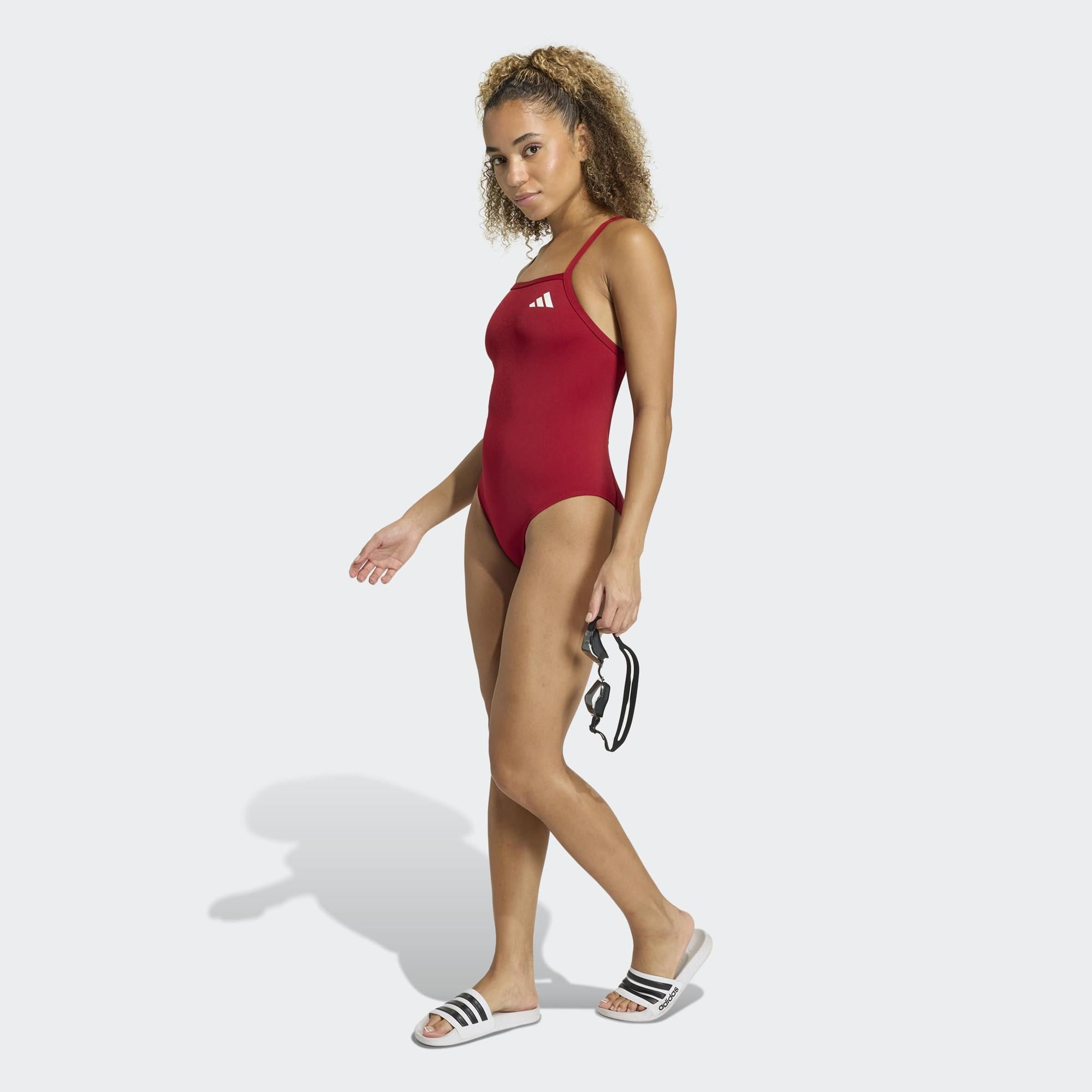 adidas Ess Thstrp Suit Kadın Kırmızı Mayo