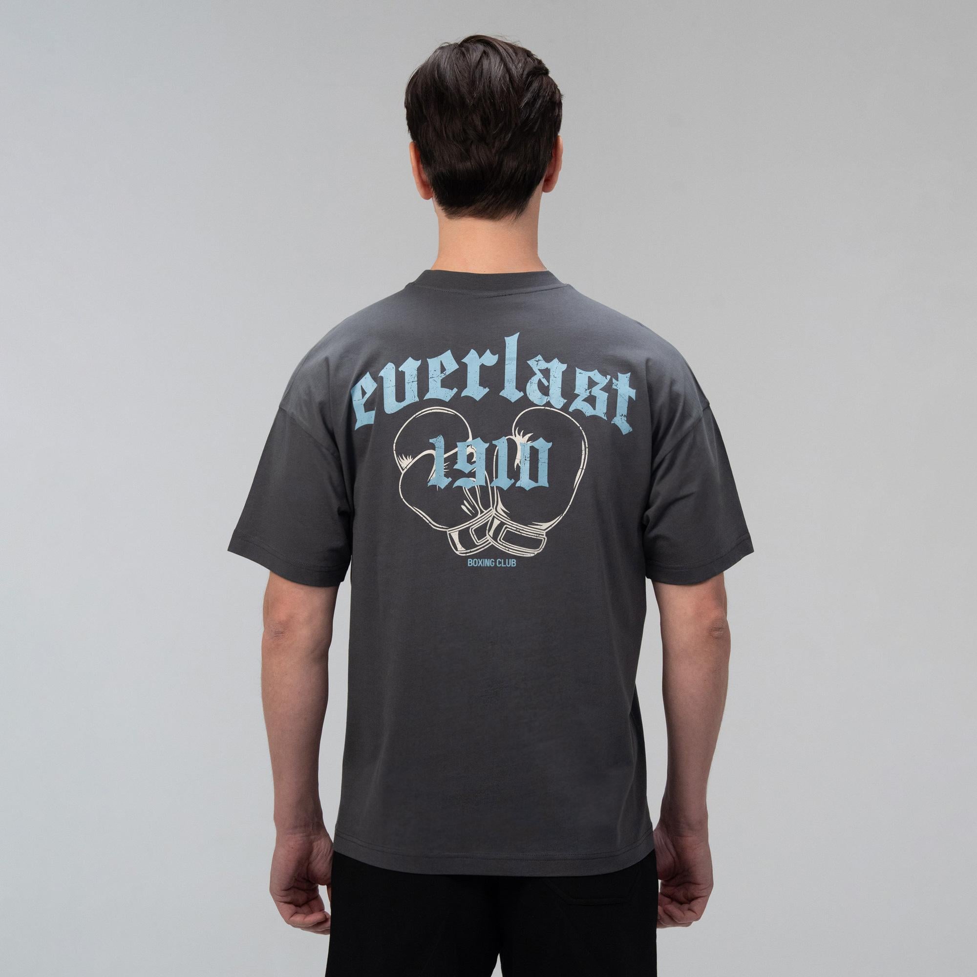 Everlast Graphic Collection Oversize Gri Erkek T-Shirt