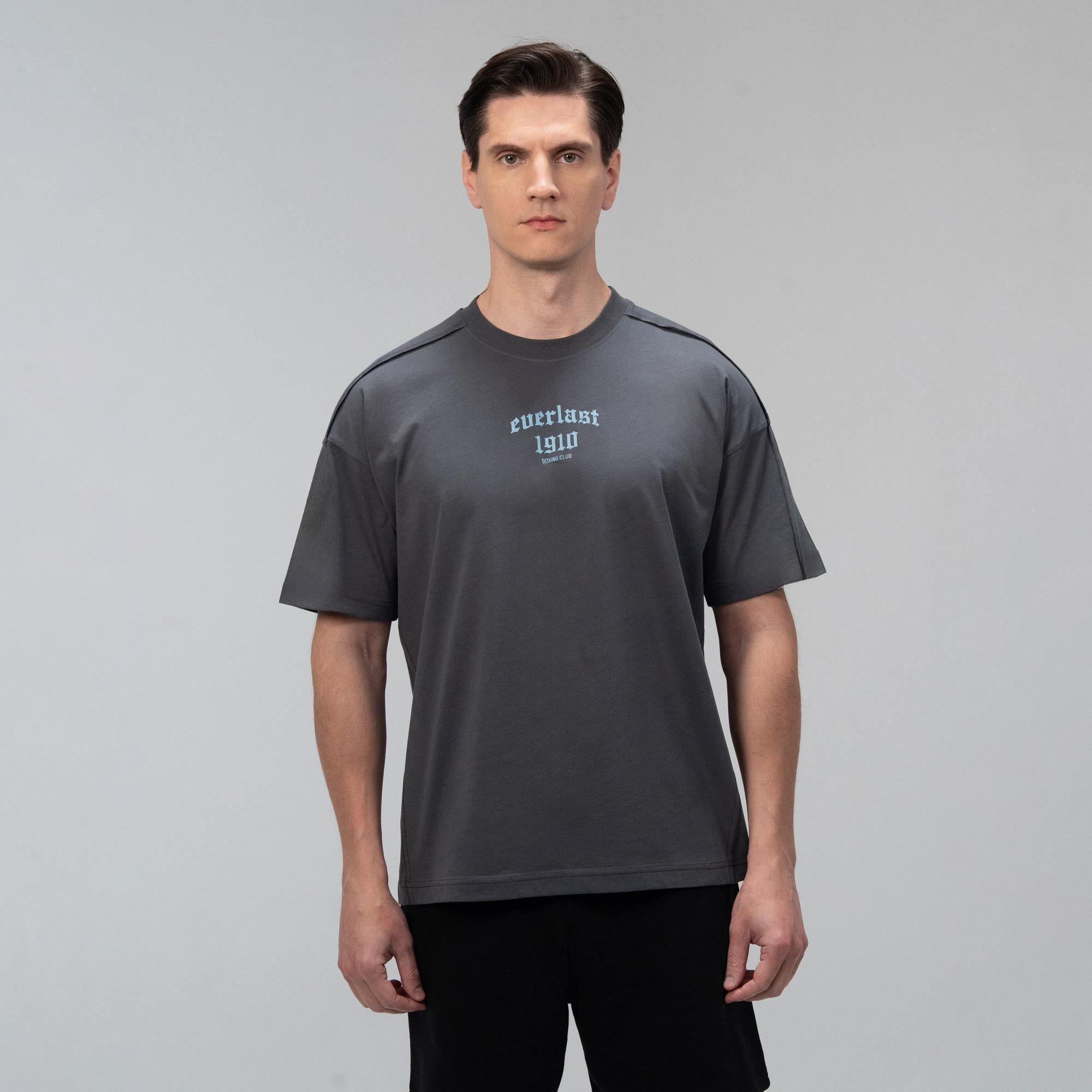 Everlast Graphic Collection Oversize Gri Erkek T-Shirt