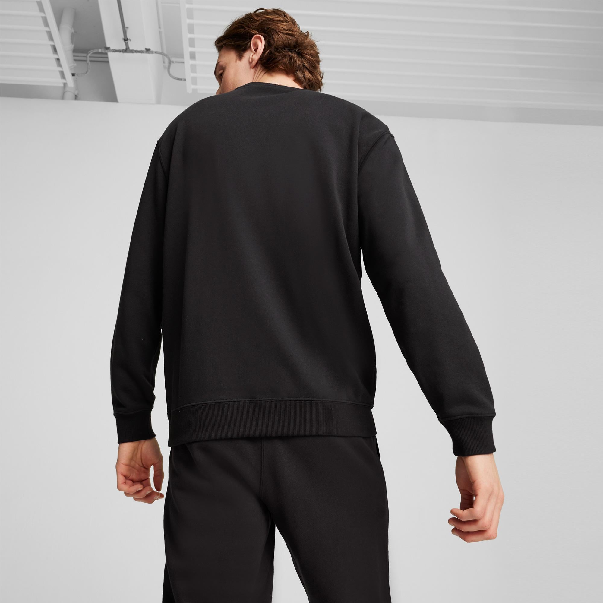 Puma Squad Erkek Siyah Günlük Sweatshirt