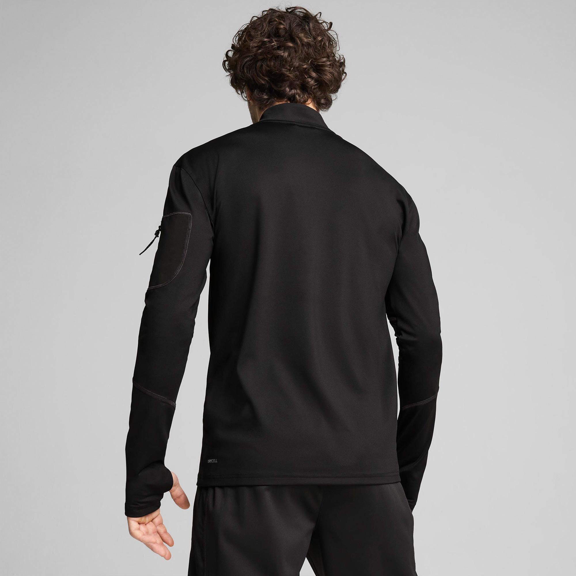 Puma Quarter Zip Erkek Siyah Günlük Sweatshirt