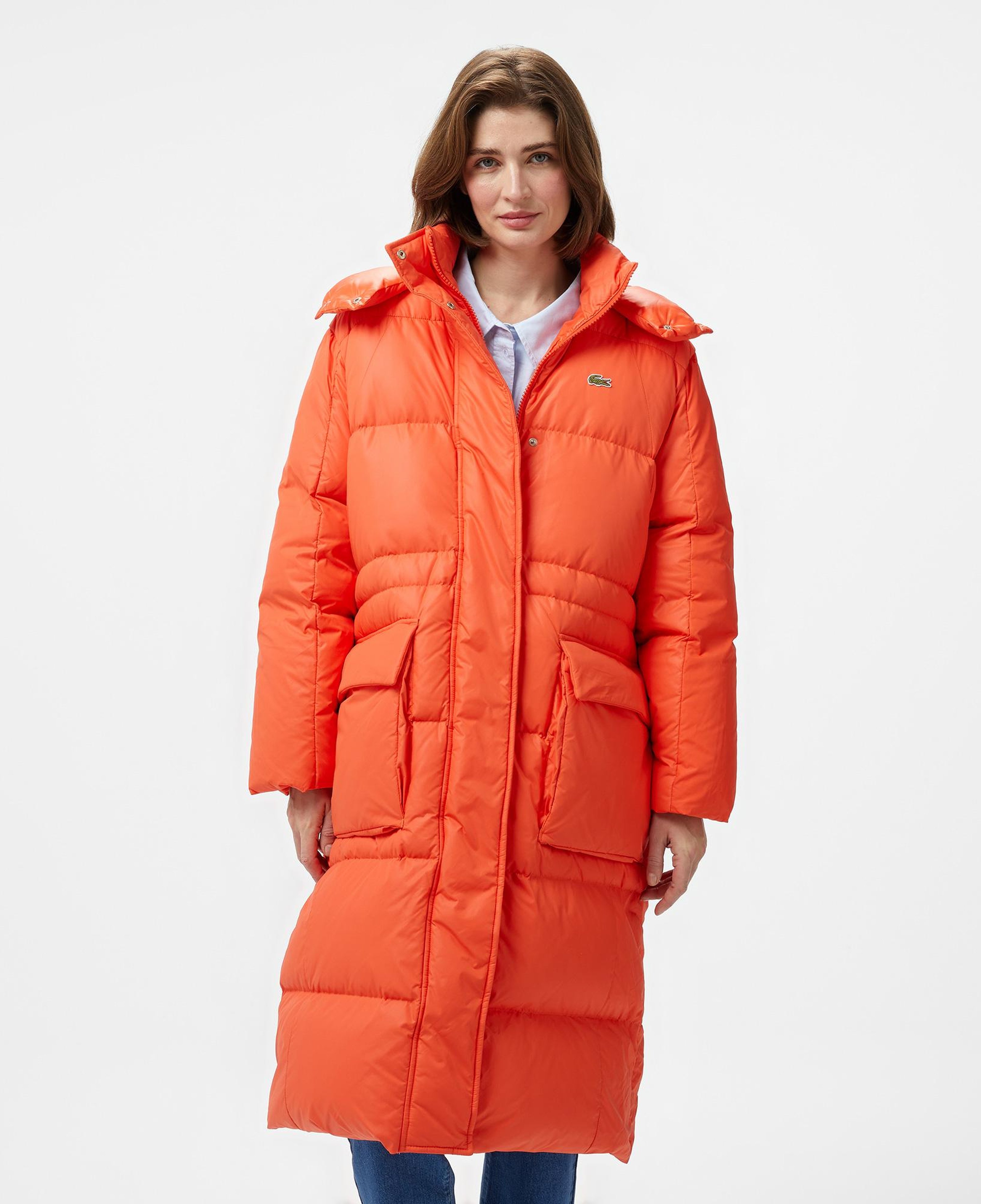 Lacoste Long Oversized Adjustable Waist Down Mont