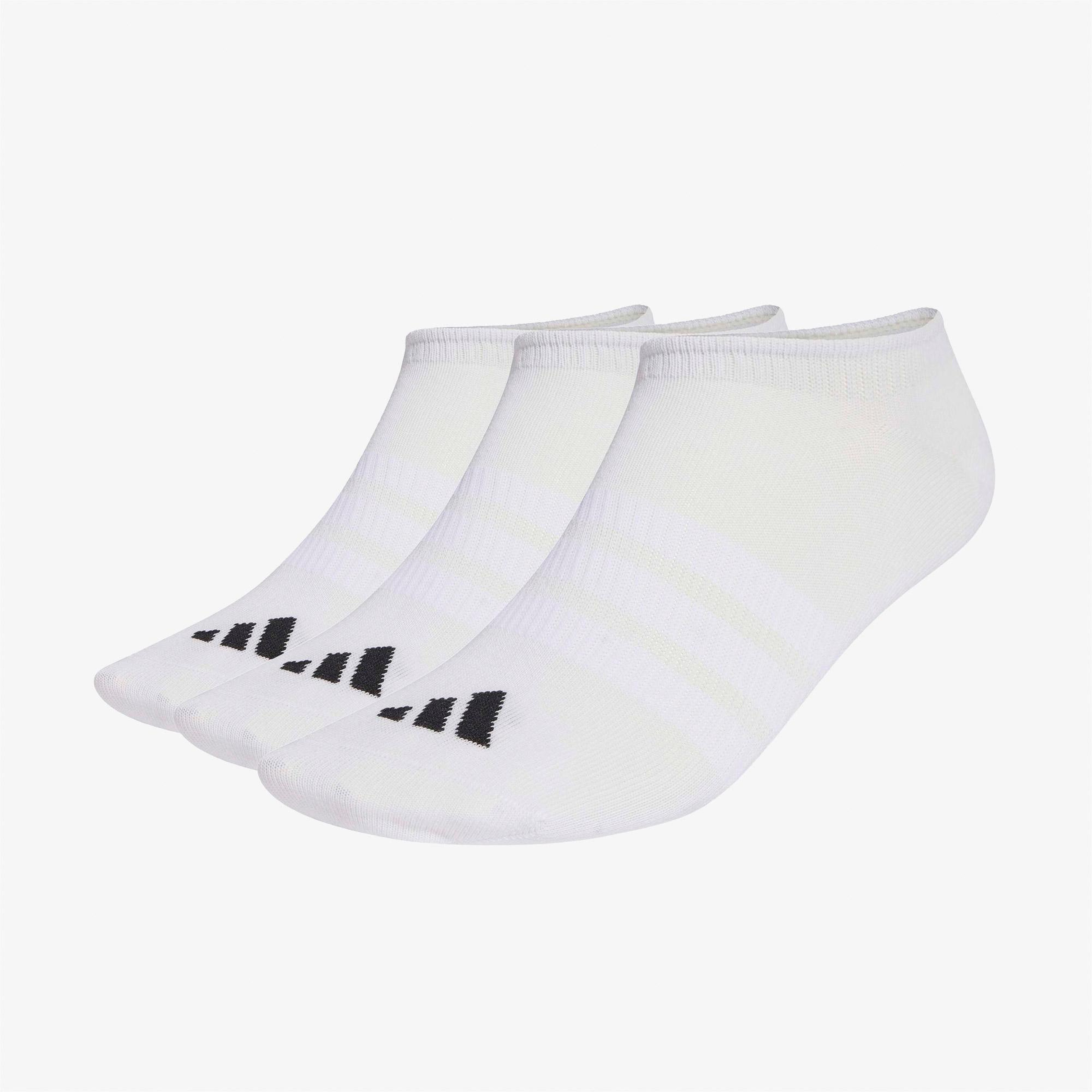 adidas Thin&Light Sportswear 3lü Unisex Beyaz Antrenman Çorabı