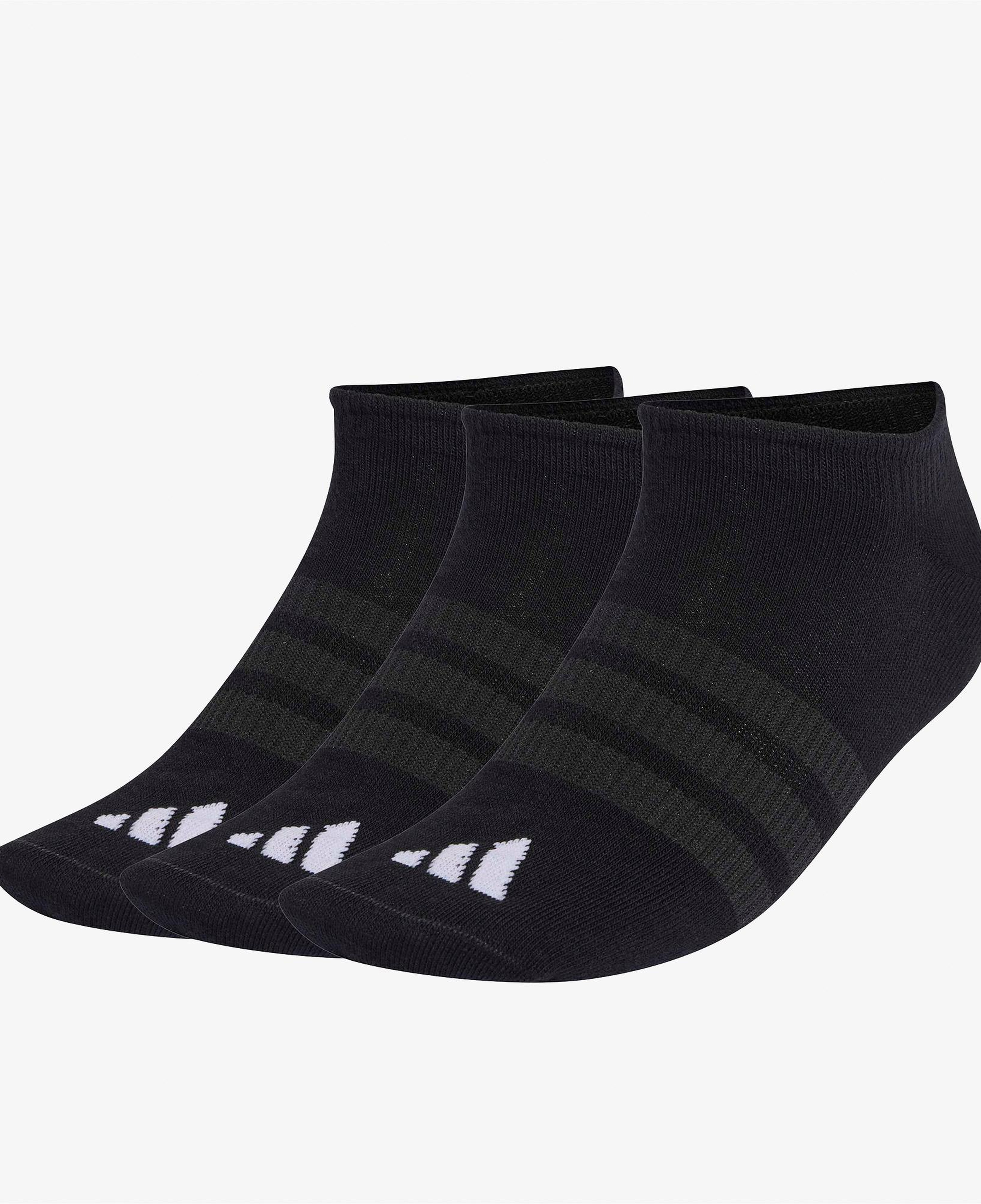 adidas Thin&Light Sportswear 3lü Unisex Siyah Antrenman Çorabı