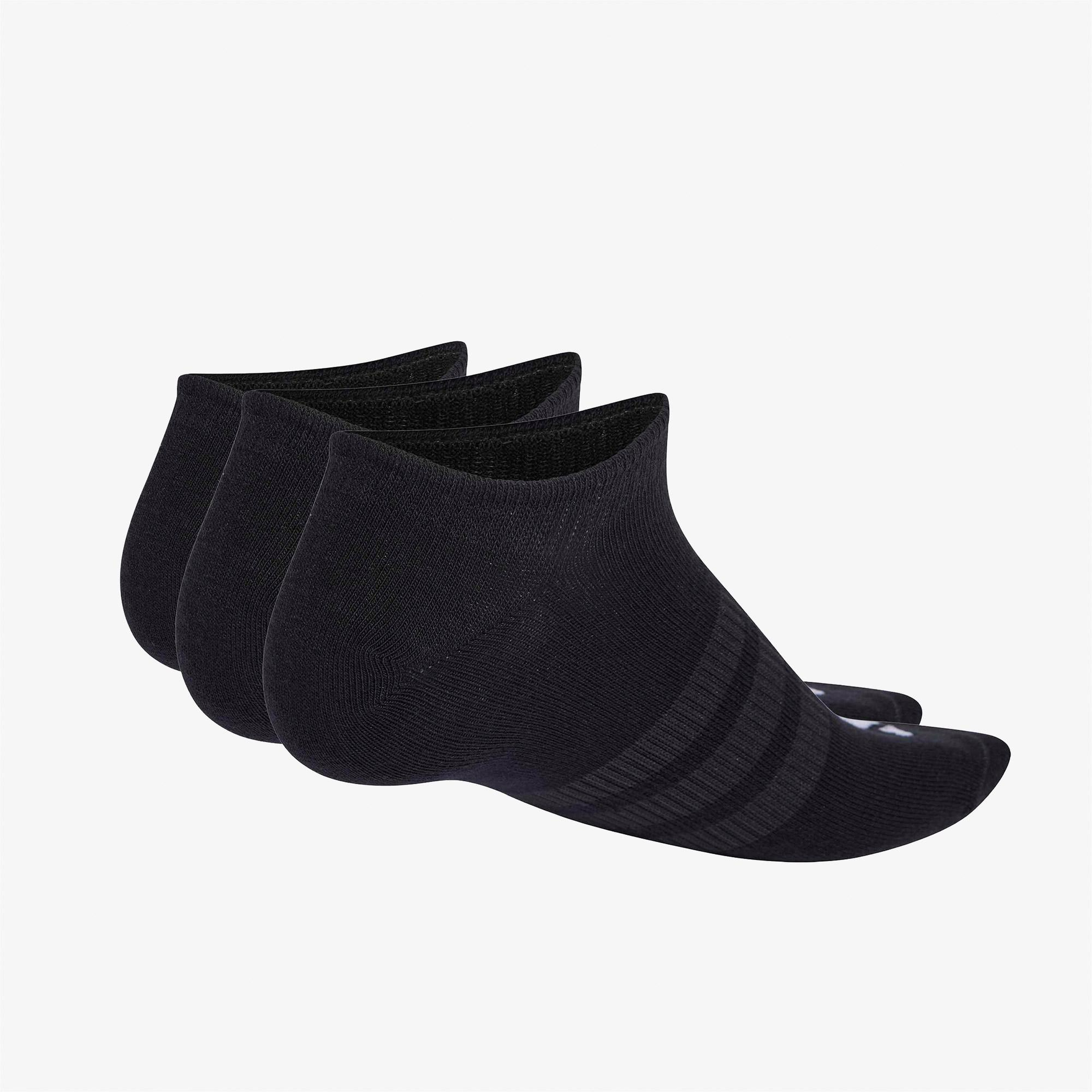 adidas Thin&Light Sportswear 3lü Unisex Siyah Antrenman Çorabı