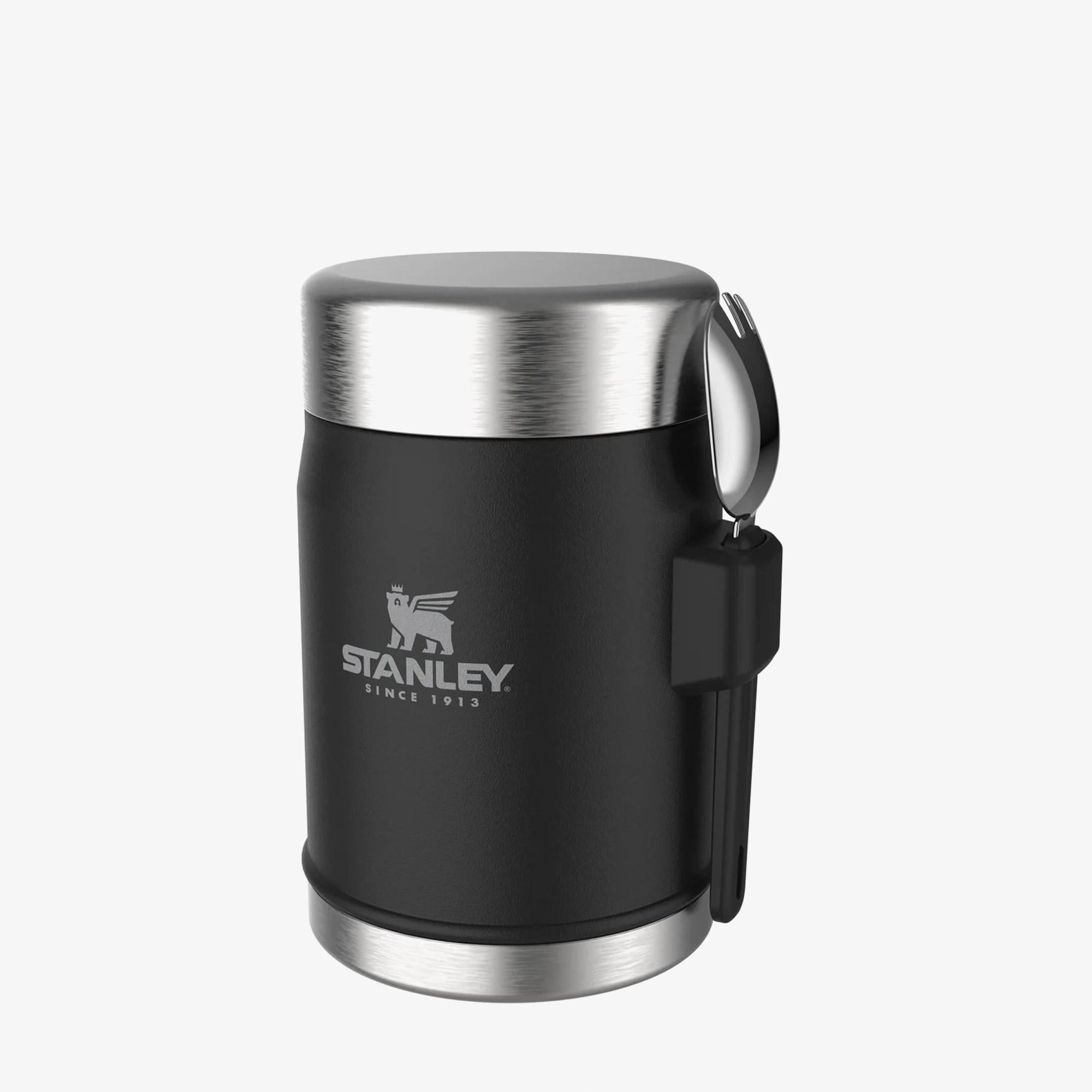 Stanley The Legendary Food Jar + Spork 0.4L Unisex Siyah Termos