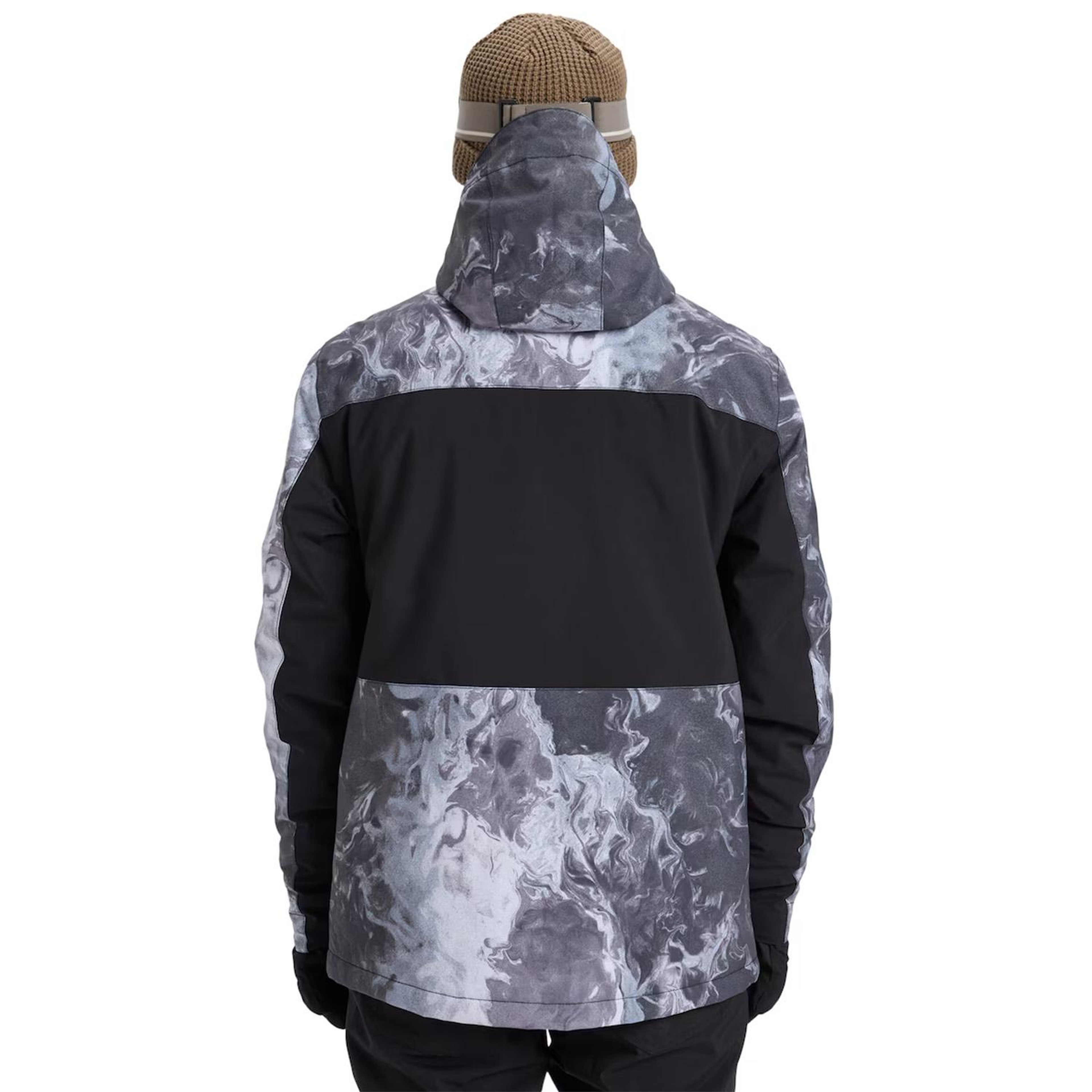 Quiksilver Sycamore Printed Erkek Snowboard Ceketi