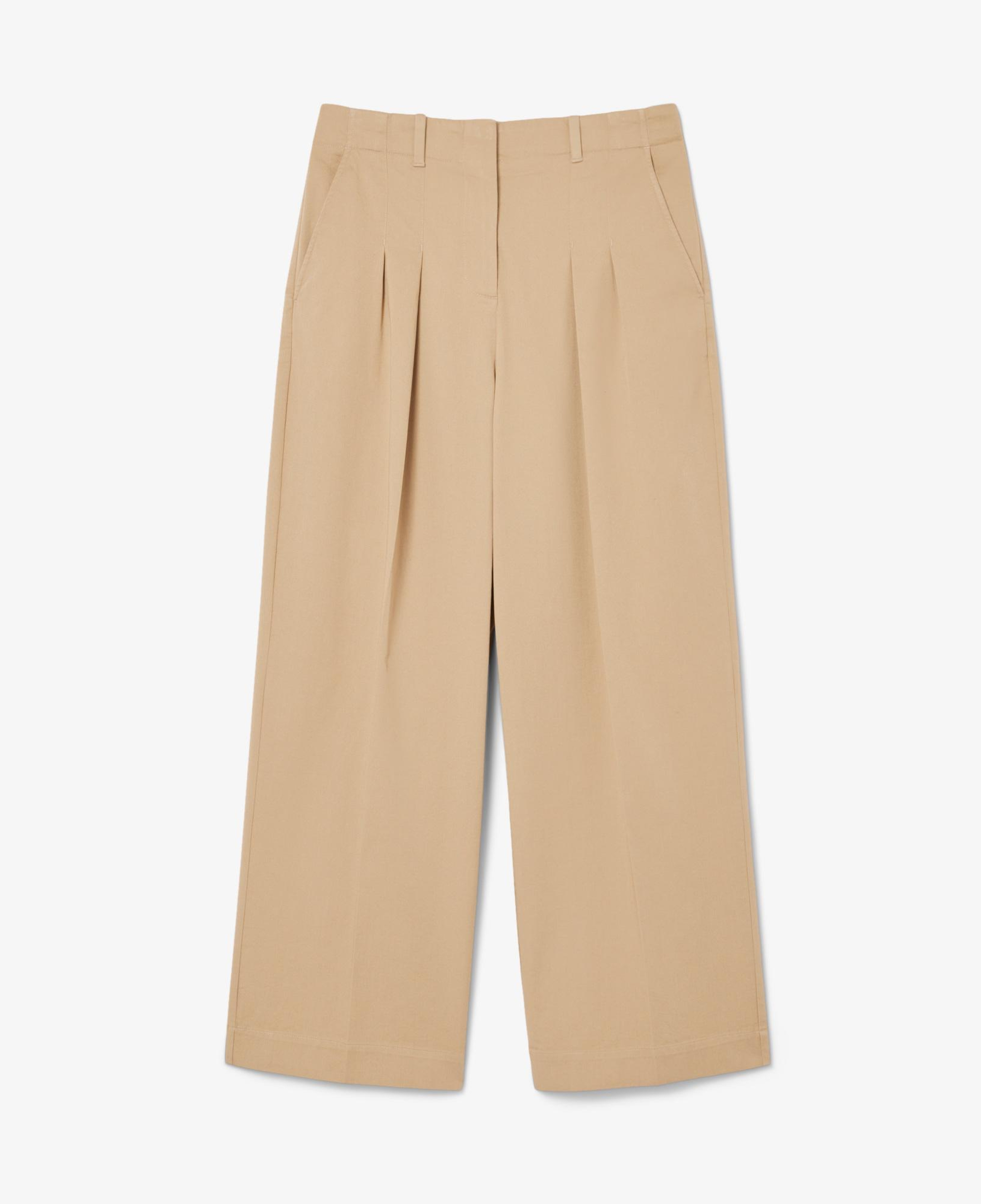 Wide Fit Stretch Gabardine Chino Pants
