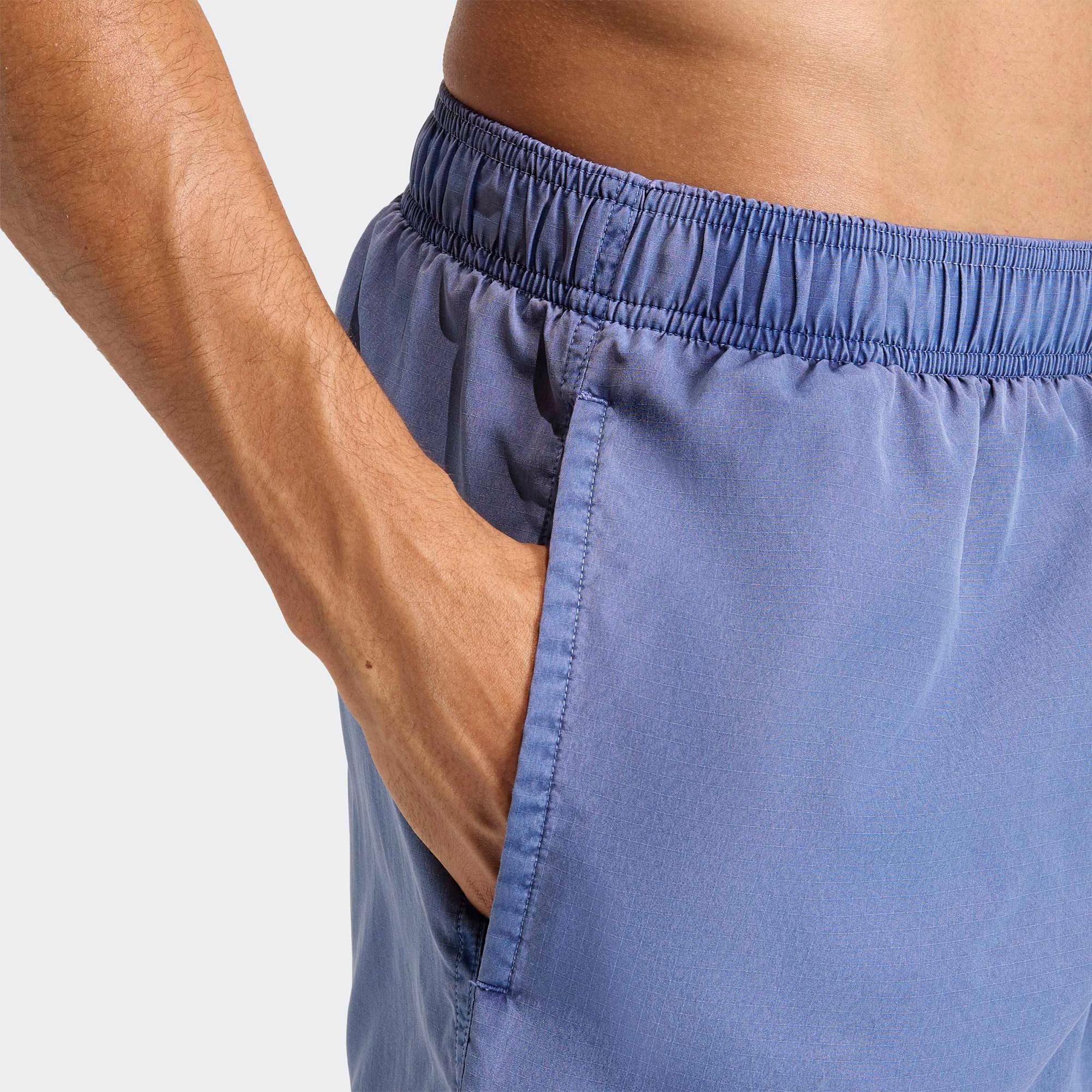 adidas Washed 5 Inch Erkek Mavi Deniz Şortu
