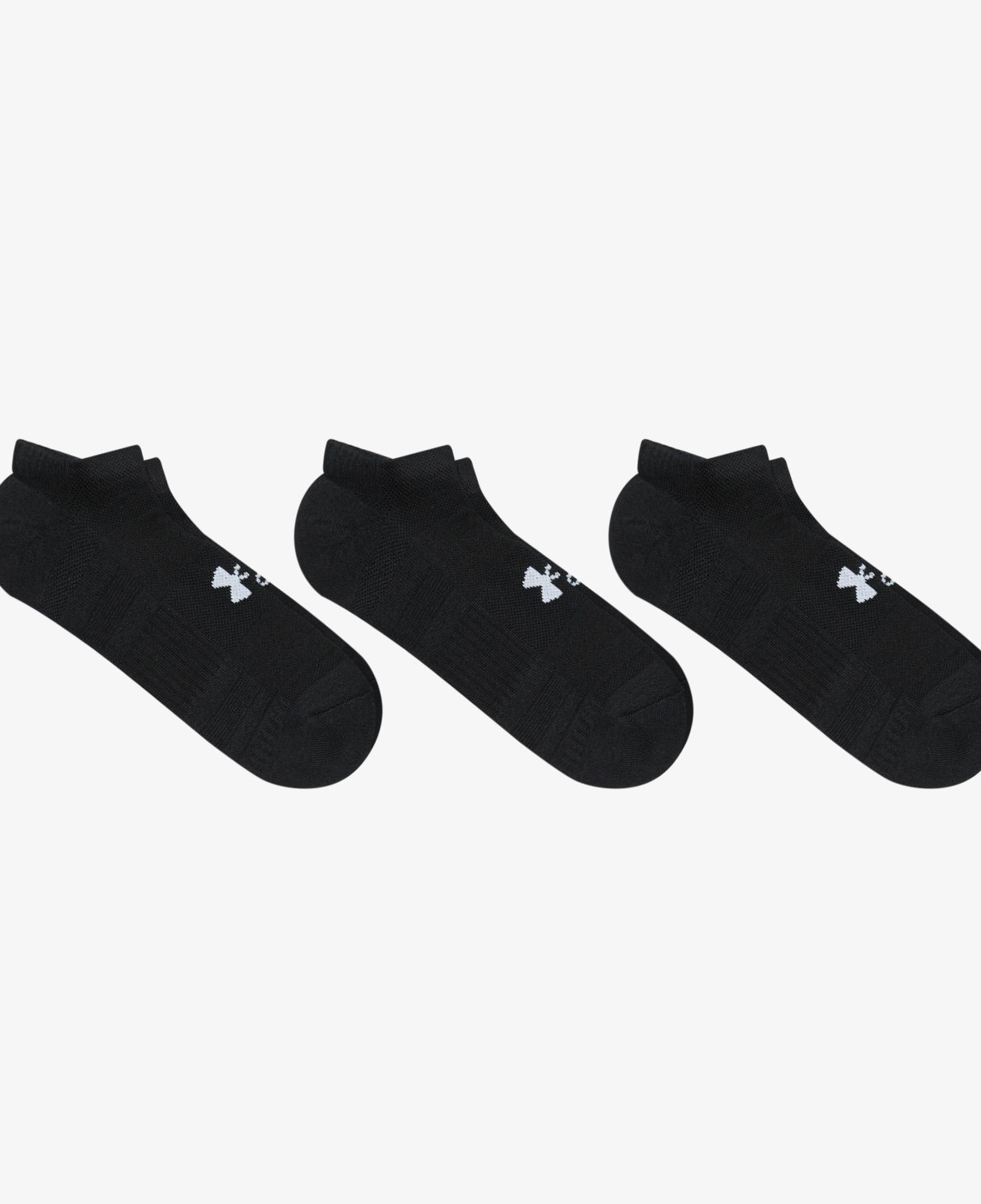 Under Armour Performance Cotton 3lü Unisex Siyah Antrenman Çorabı