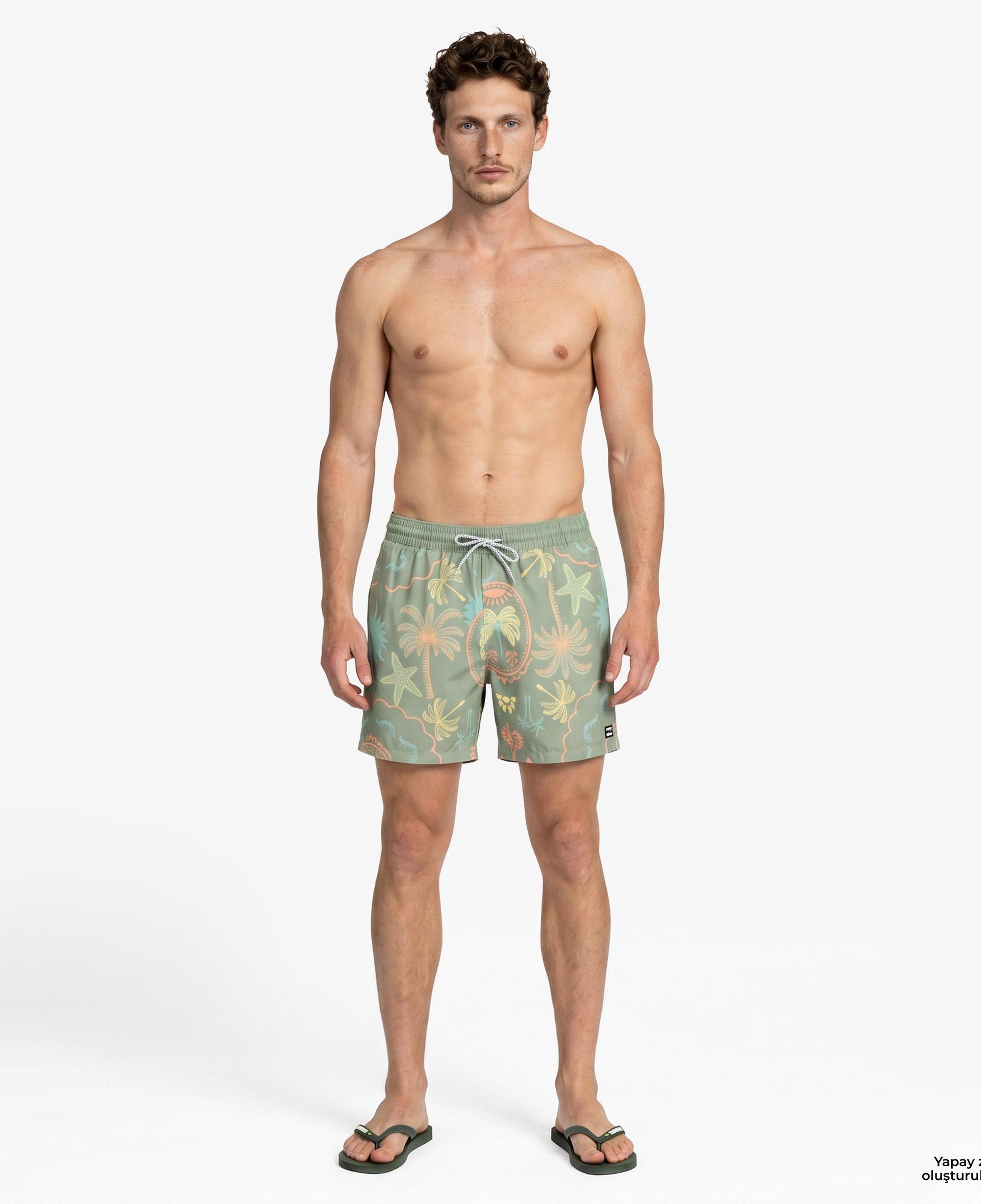 Billabong Vacay Lb Erkek Yeşil Deniz Şortu