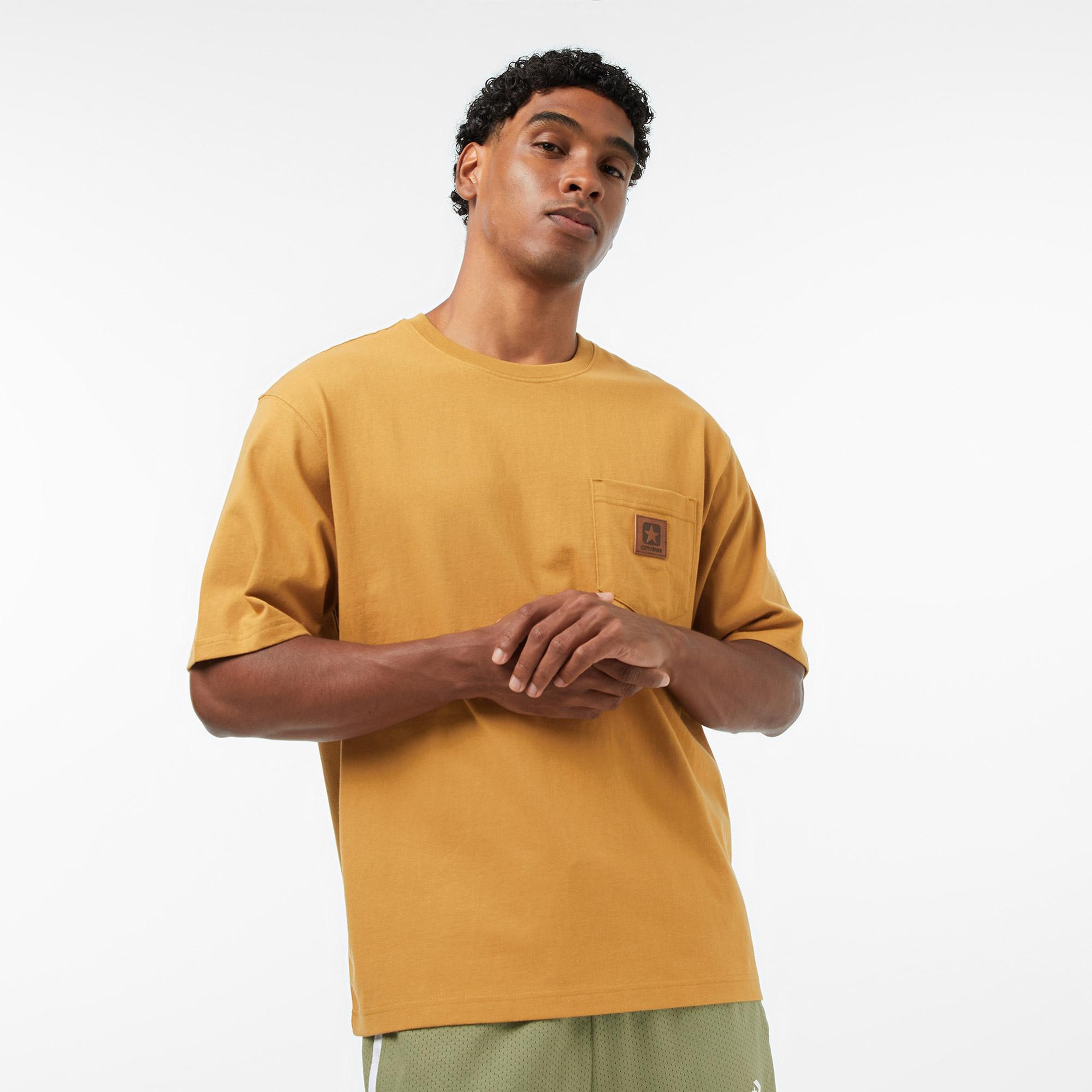 Converse Erkek Sarı T-Shirt